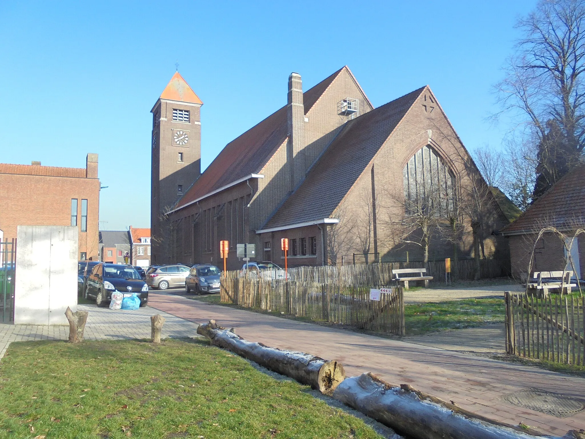 Photo showing: De Sint-Mauruskerk - Oude Staatsbaan - Beke - Zomergem - Lievegem - Oost-Vlaanderen - België