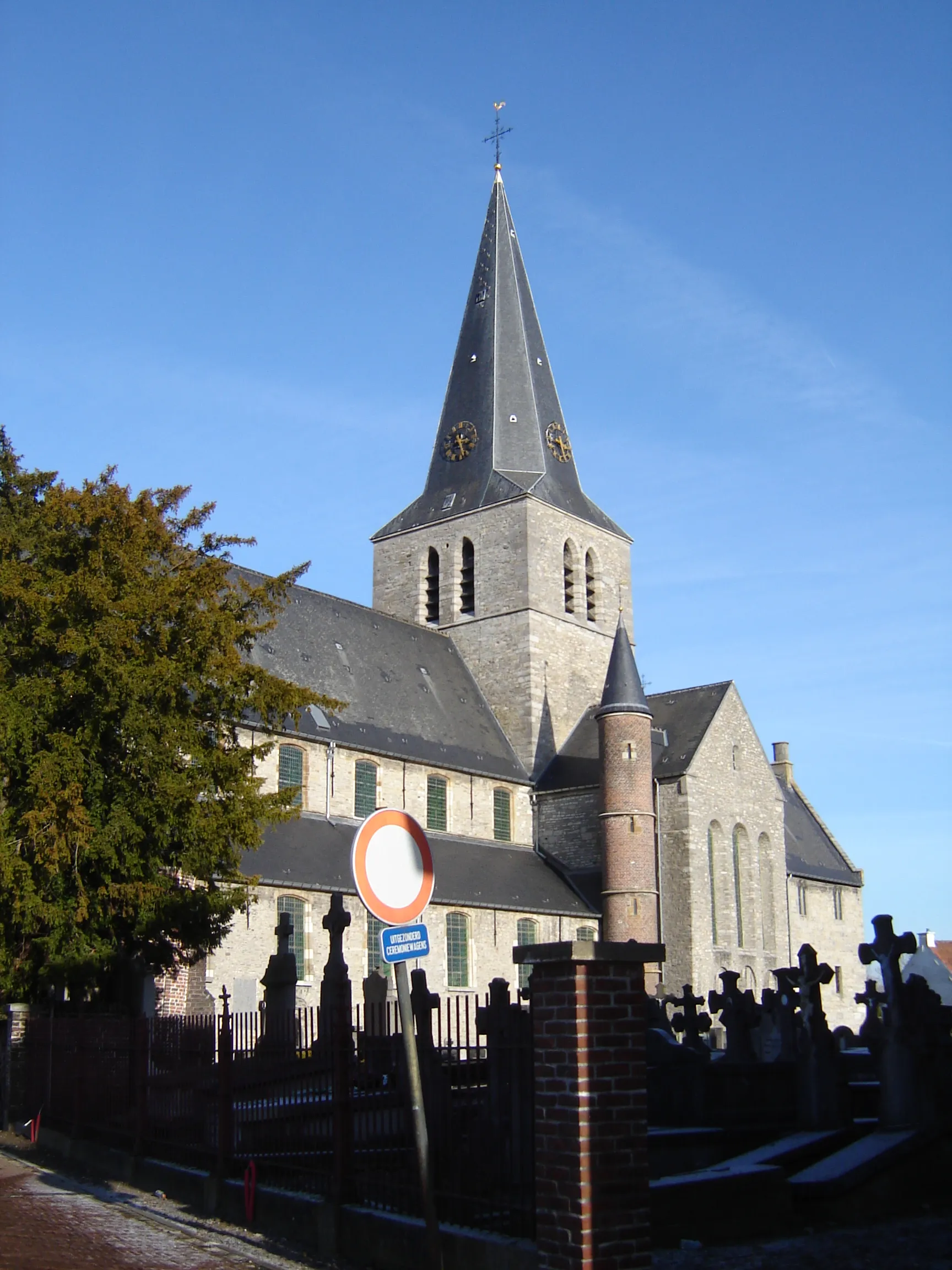 Photo showing: Church of Saint Eligius in Eine. Eine, Oudenaarde, East Flanders, Belgium