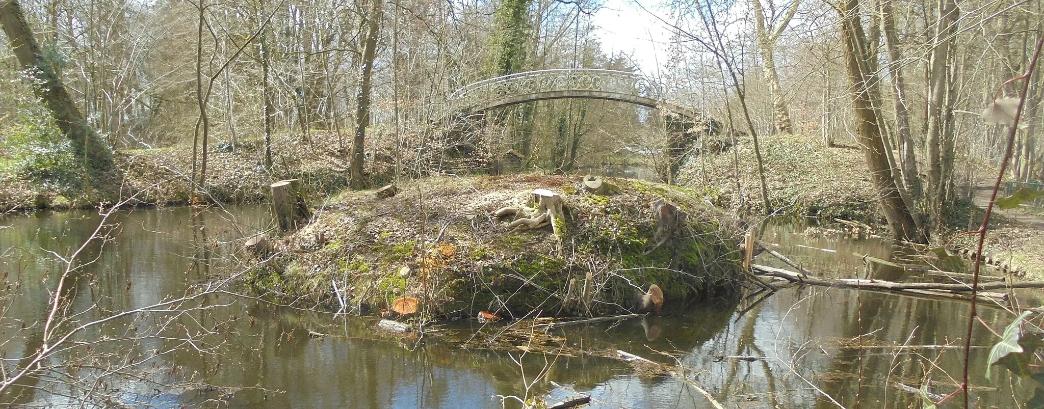 Photo showing: In het park van het Kasteeldomein De Campagne - Gijzelstraat - Drongen - Gent - Oost-Vlaanderen - België