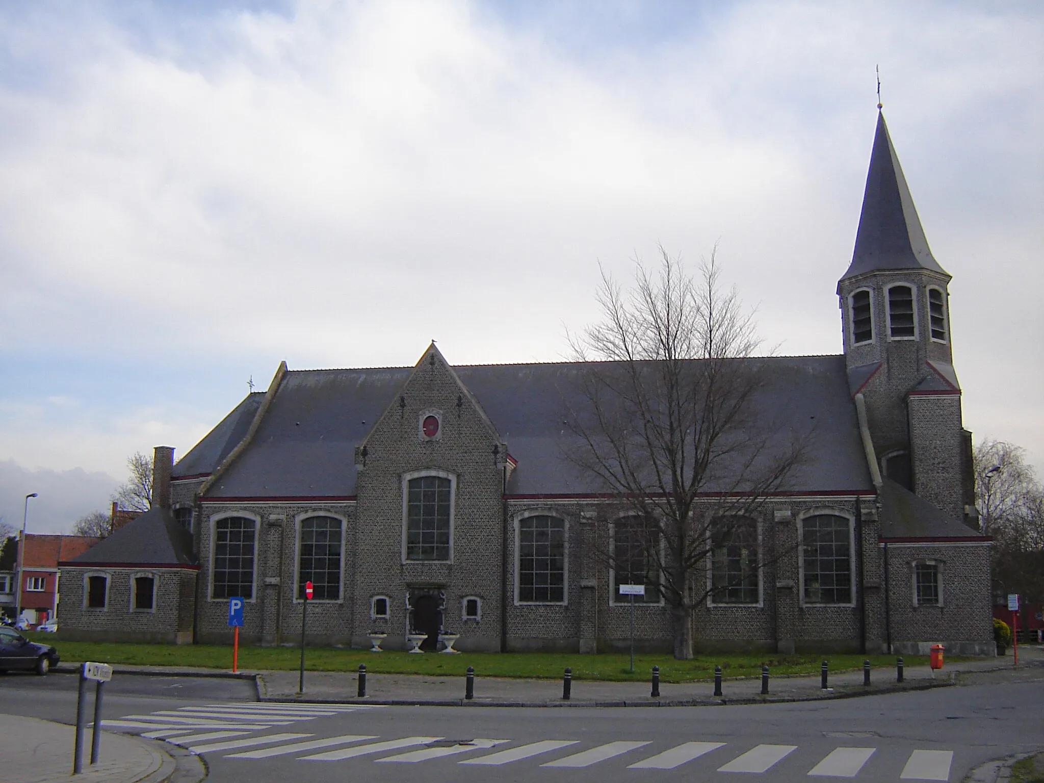 Photo showing: Church of Saint Amand in Oostakker. Oostakker, Gent, East Flanders, Belgium