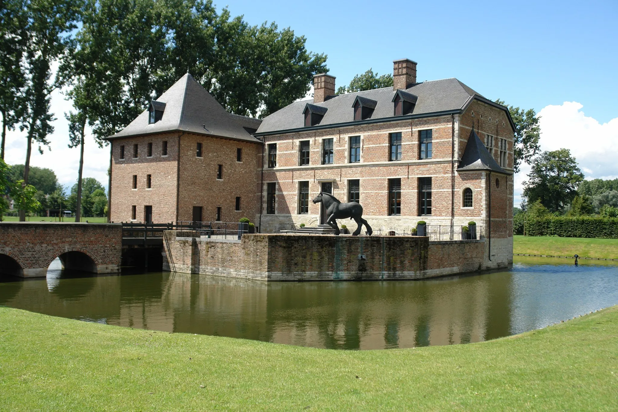 Photo showing: Steenhuffel castle - Palm castle (Belgium)