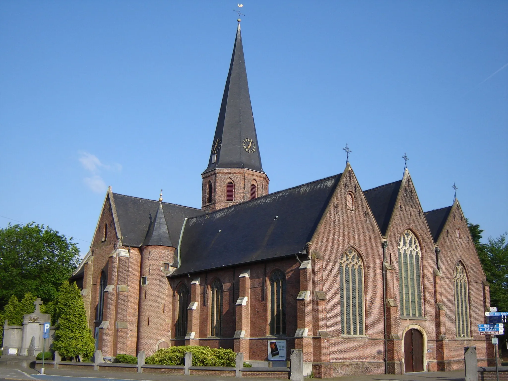Photo showing: Church of Saint Catherine in Wachtebeke. Wachtebeke, East Flanders, Belgium
