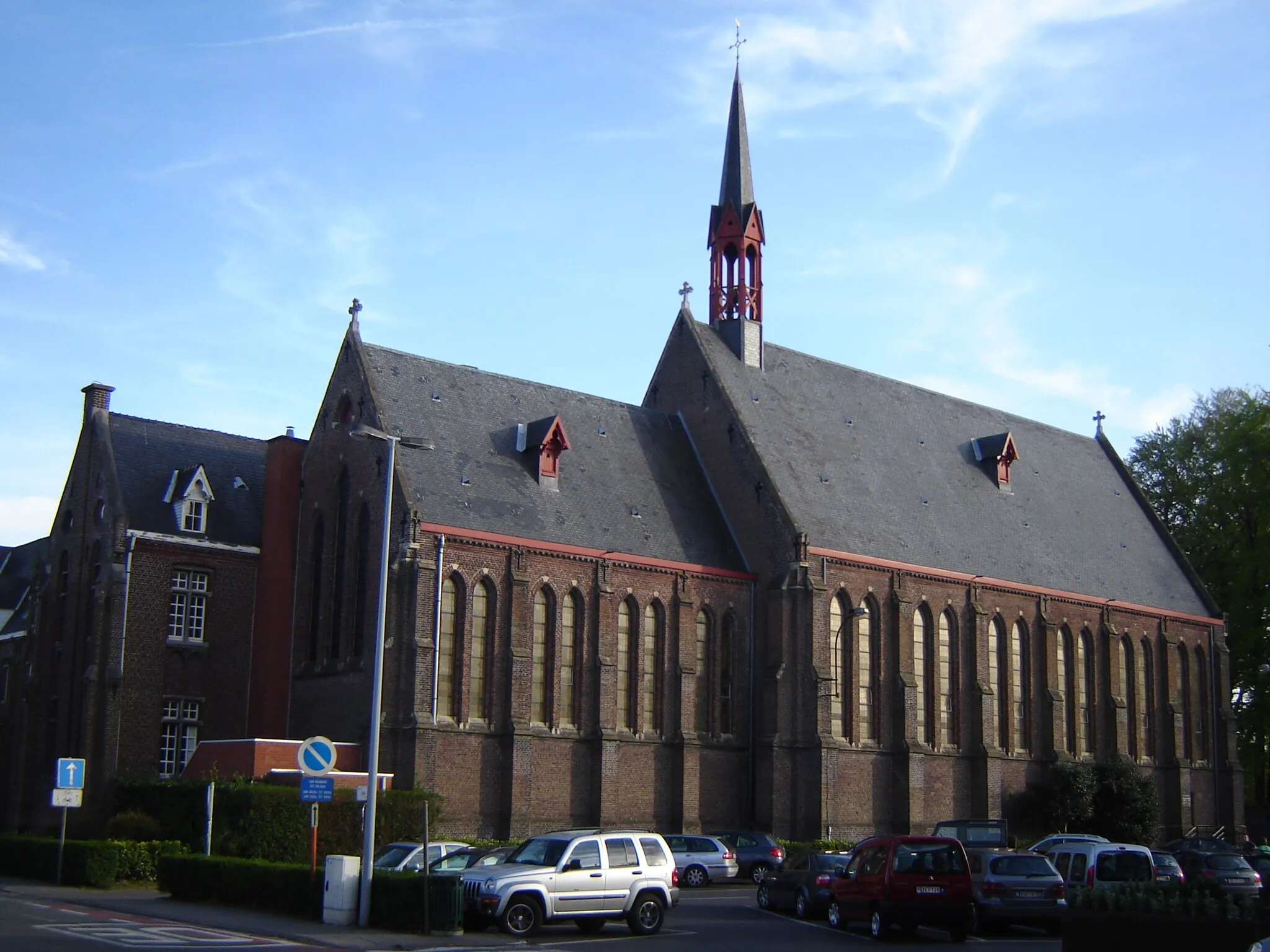 Photo showing: Church of the Immaculate Conception of Mary in Melle-Vogelhoek. Melle, East Flanders, Belgium