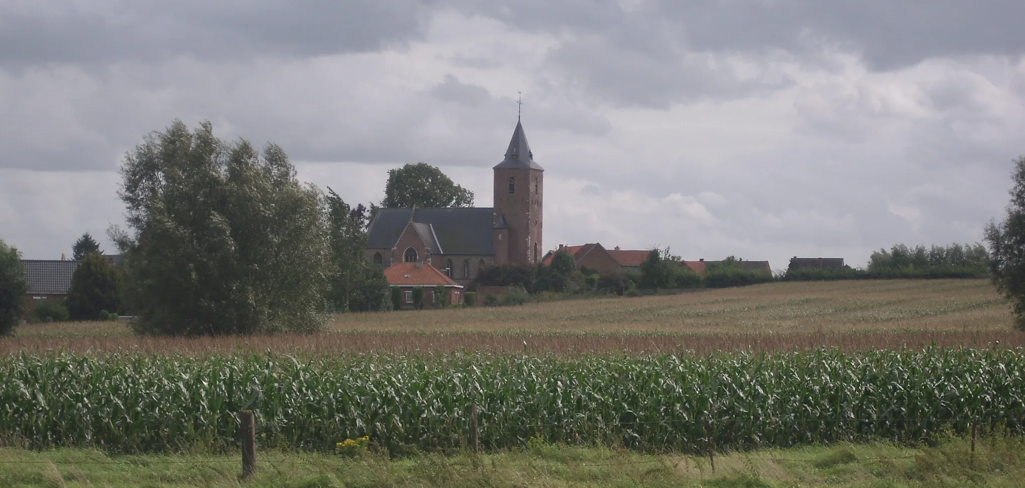 Photo showing: Het dorp Hemelveerdegem - Lierde - Oost-Vlaanderen - België