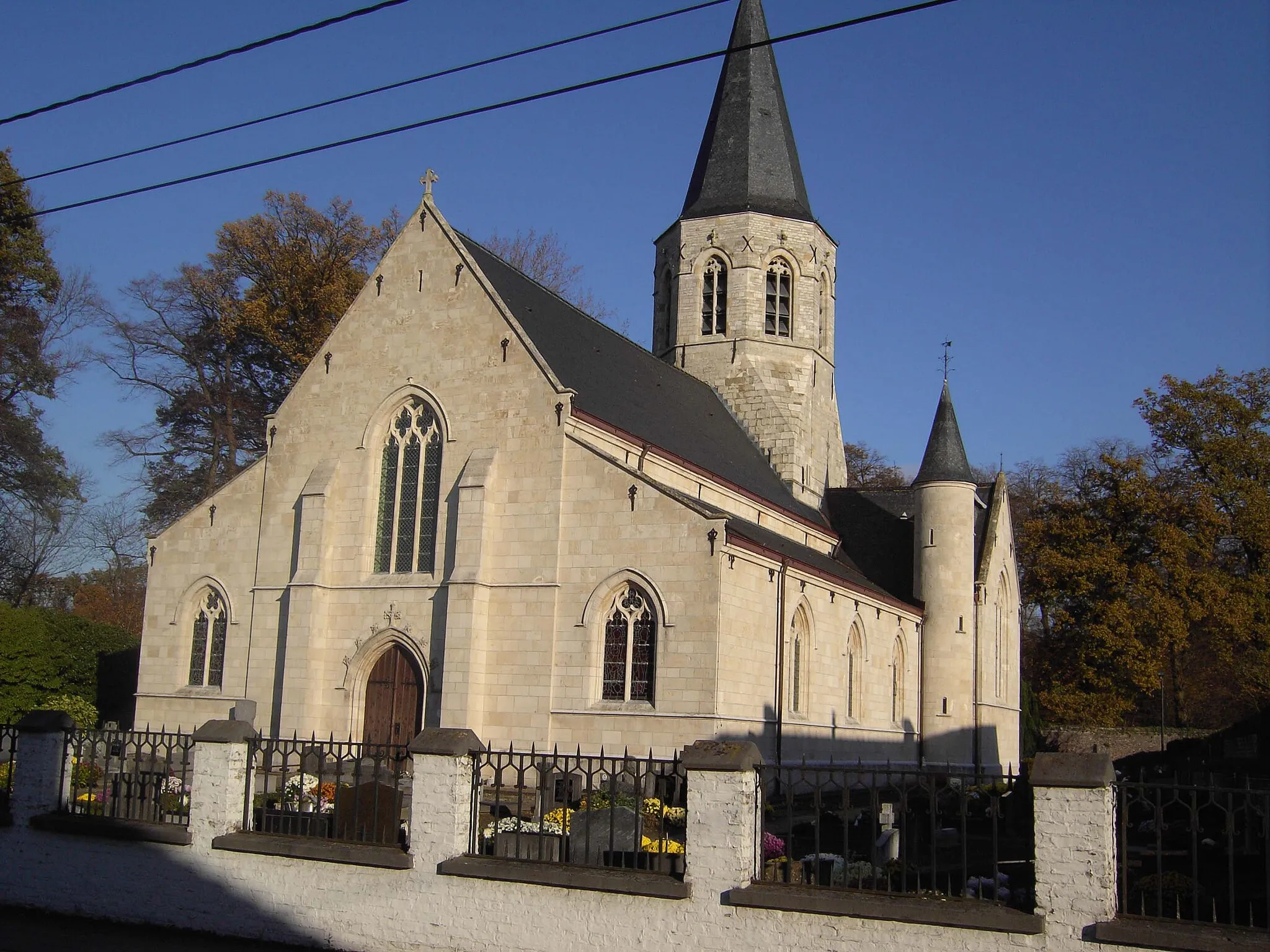 Photo showing: Church of Saint Martin in Vurste. Vurste, Gavere, East Flanders, Belgium