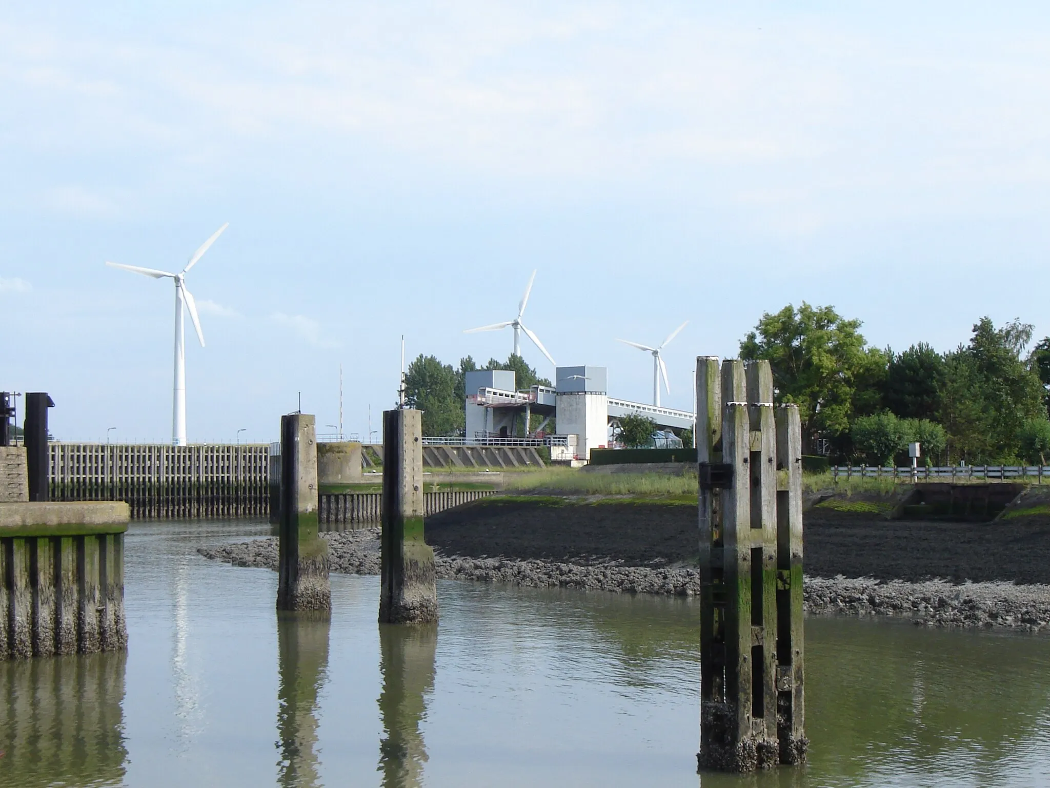 Photo showing: (Former) ferry port in Perkpolder, Hulst, Zeeland, Netherlands.