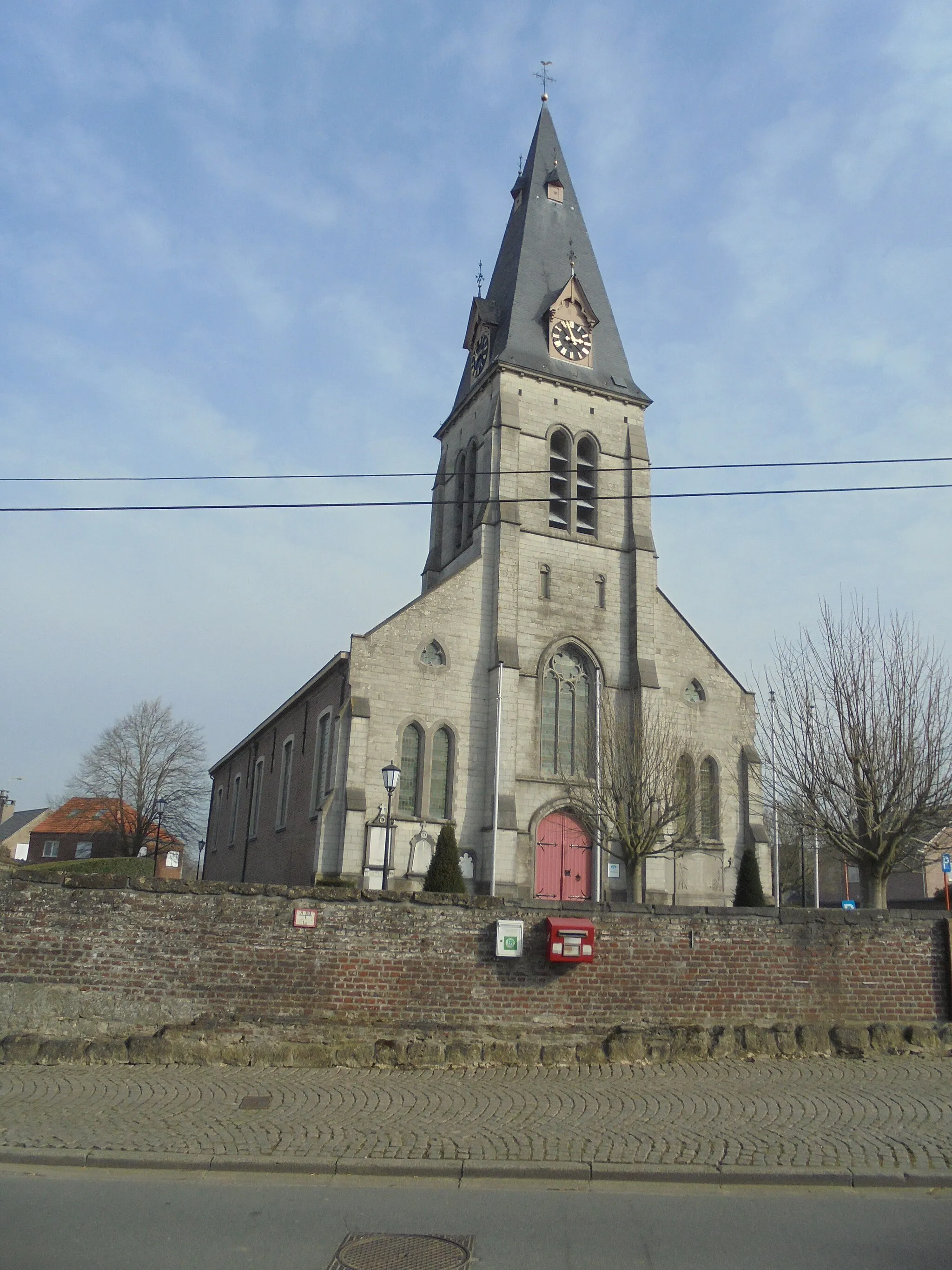 Photo showing: Sint-Fledericuskerk - Vlierzeledorp - Vlierzele - Sint-Lievens-Houtem - Oost-Vlaanderen - België.