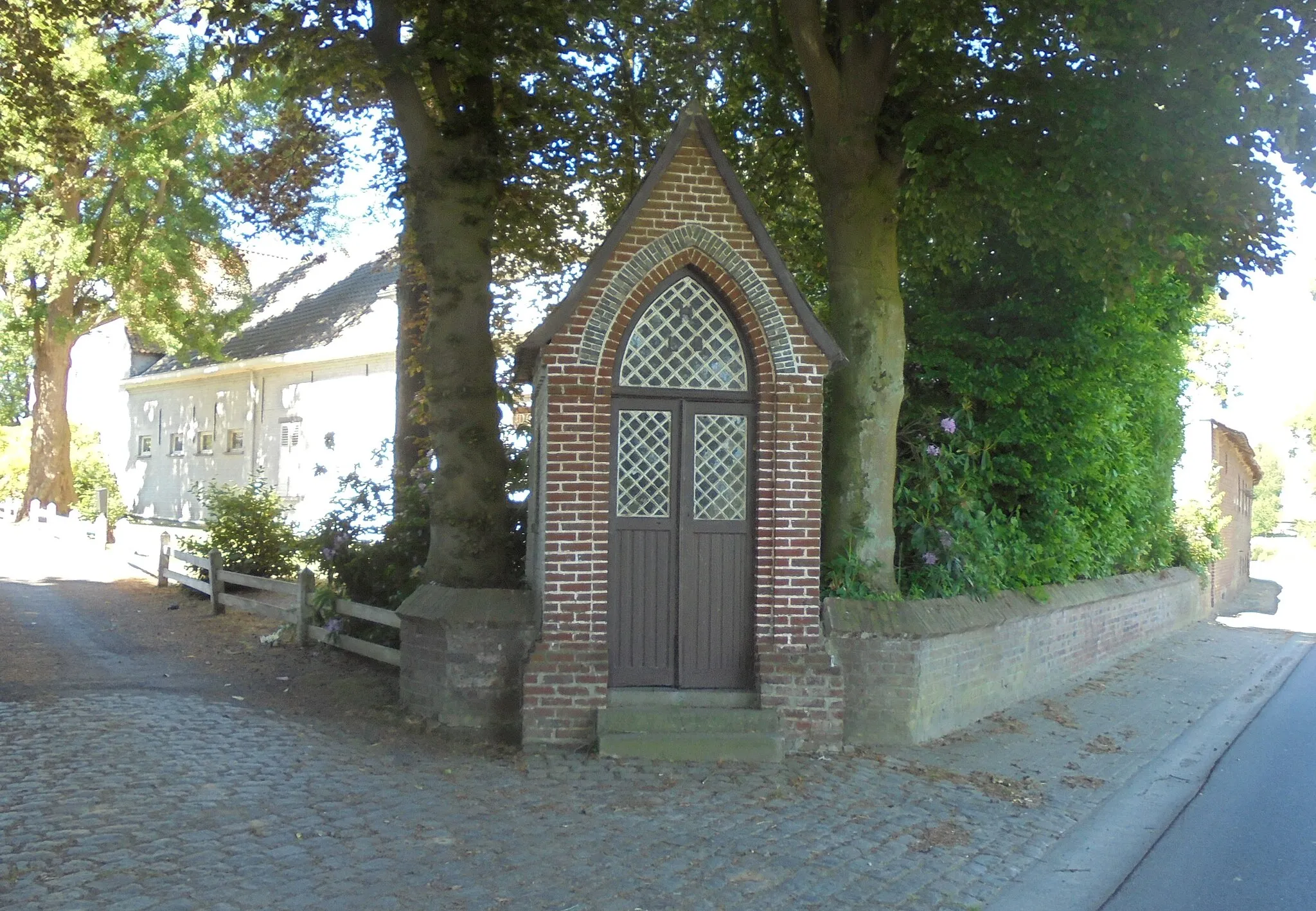 Photo showing: Sint-Lambertuskapel - Keerstraat - Vlekkem - Erpe-Mere - Oost-Vlaanderen - België