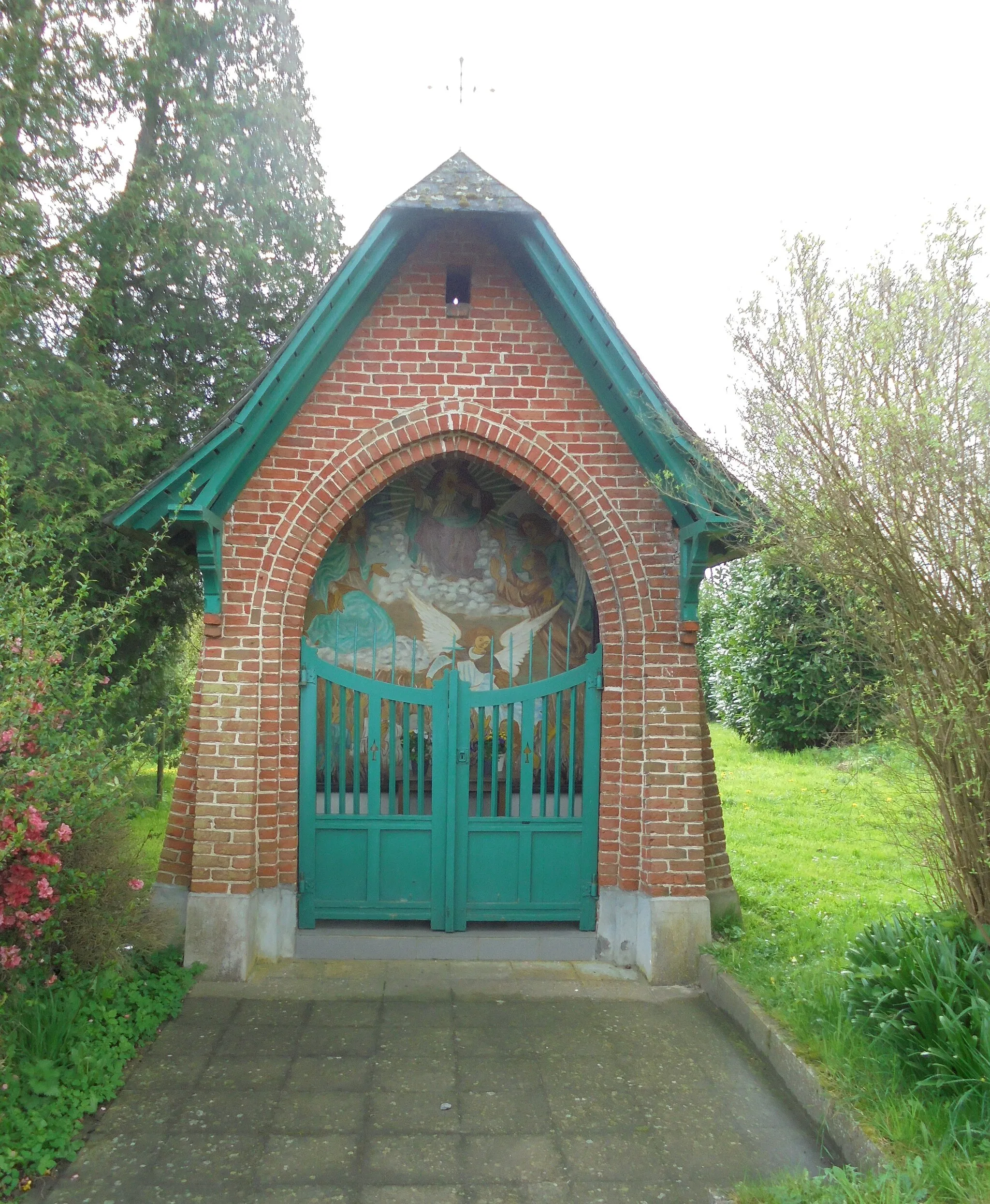 Photo showing: Heilig Hartkapel - Vlekkemdorp - Vlekkem - Erpe-Mere - Oost-Vlaanderen - België