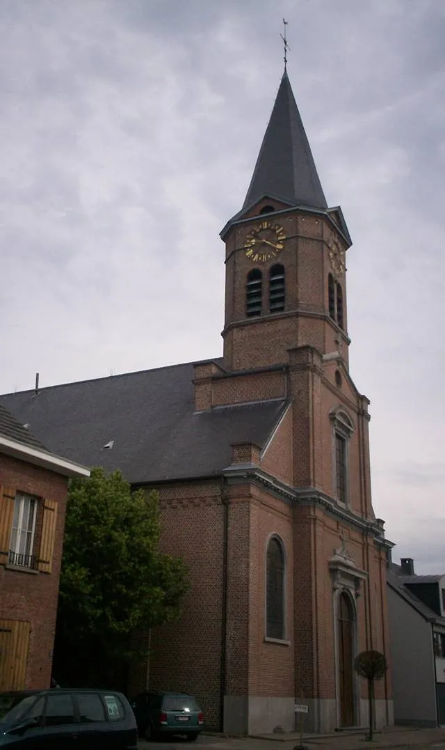 Photo showing: Church of the Assumption of Mary in Herdersem, Aalst, East Flanders, Belgium.