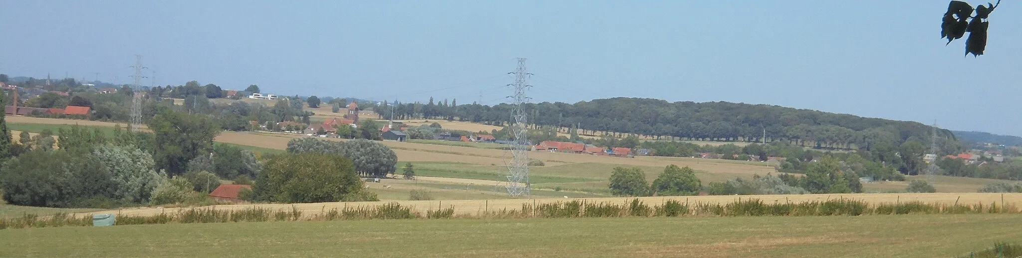 Photo showing: Zicht op Knokke met de Sint-Maria-Bernardakerk - Knokke - Moen - Zwevegem - West-Vlaanderen - België.