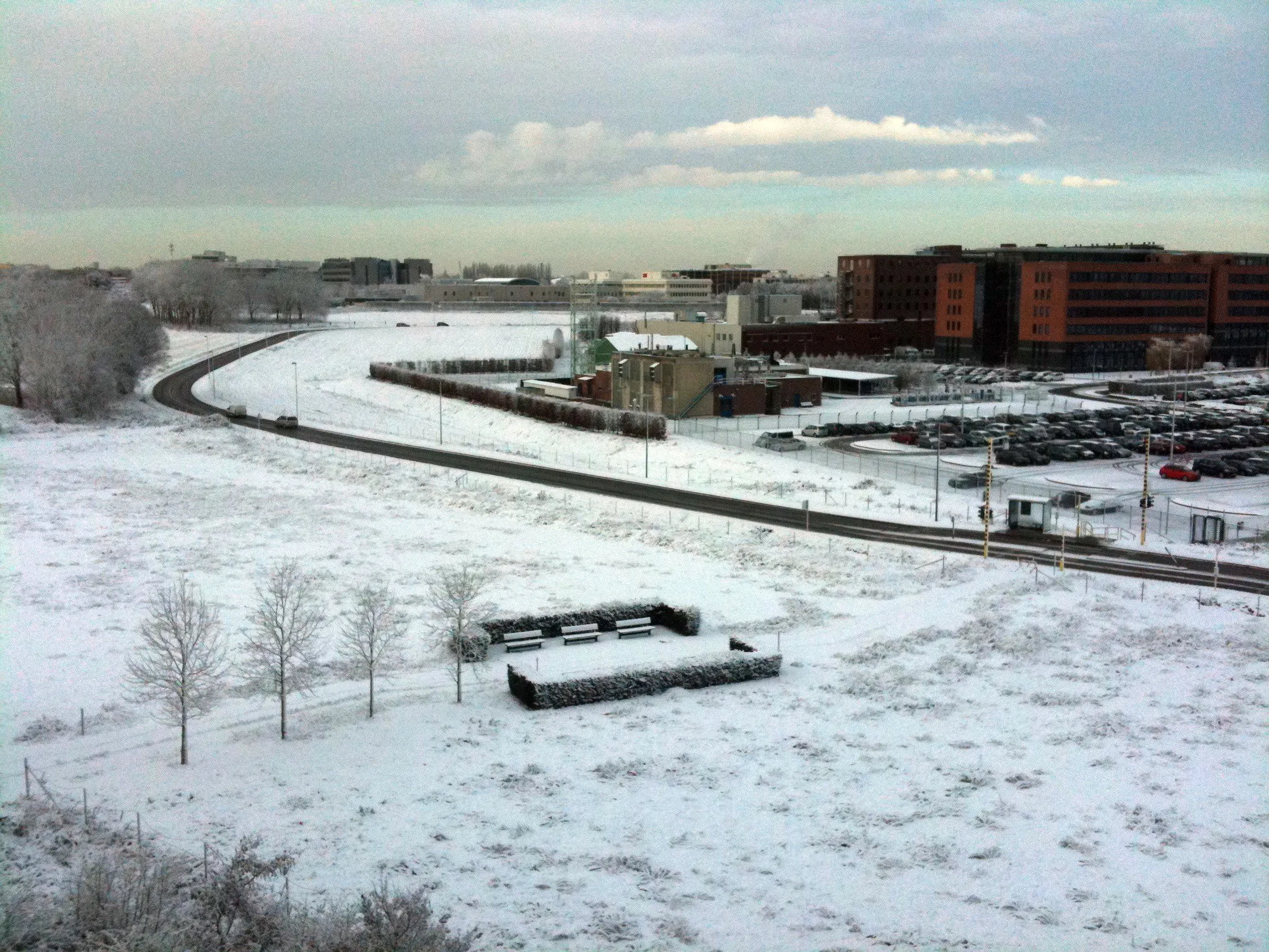 Photo showing: Winter in Diegem, suburbs of Brussels
