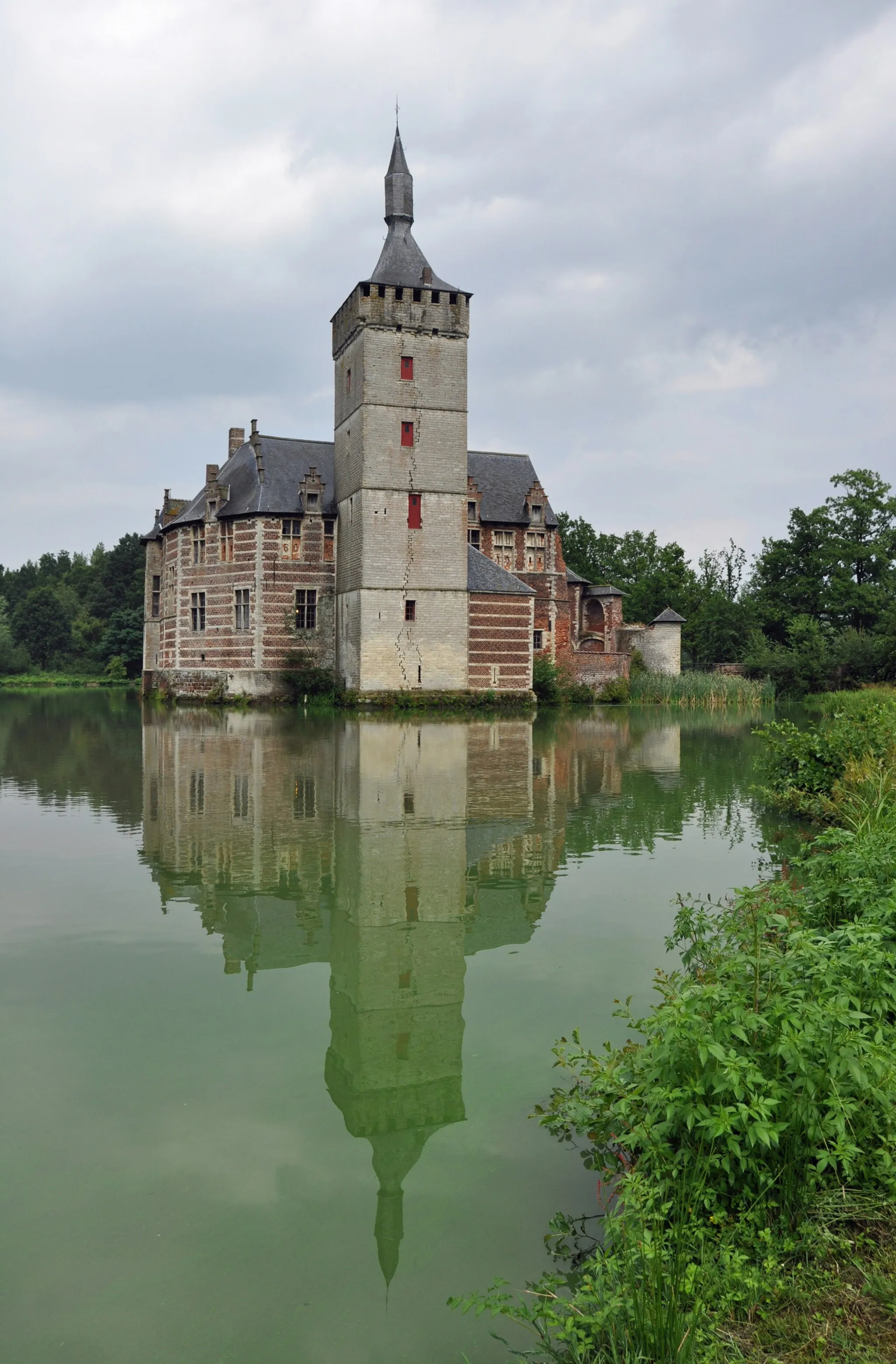 Photo showing: Sint-Pieters-Rode (municipality of Holsbeek, Belgium): Horst castle