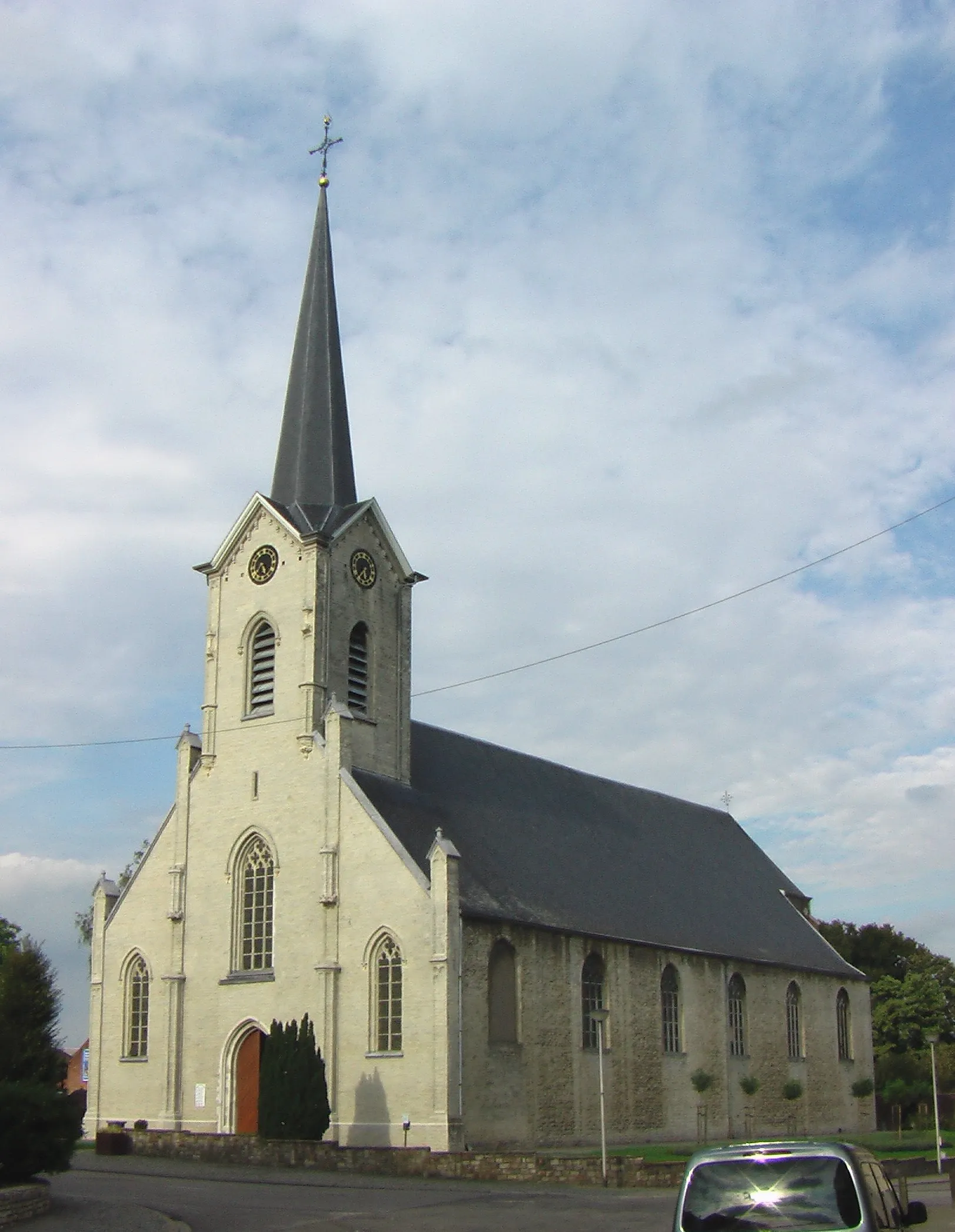 Photo showing: Sint-Amanduskerk Erps, huidige kerk werd gebouwd in 1864, gemeente Kortenberg, België