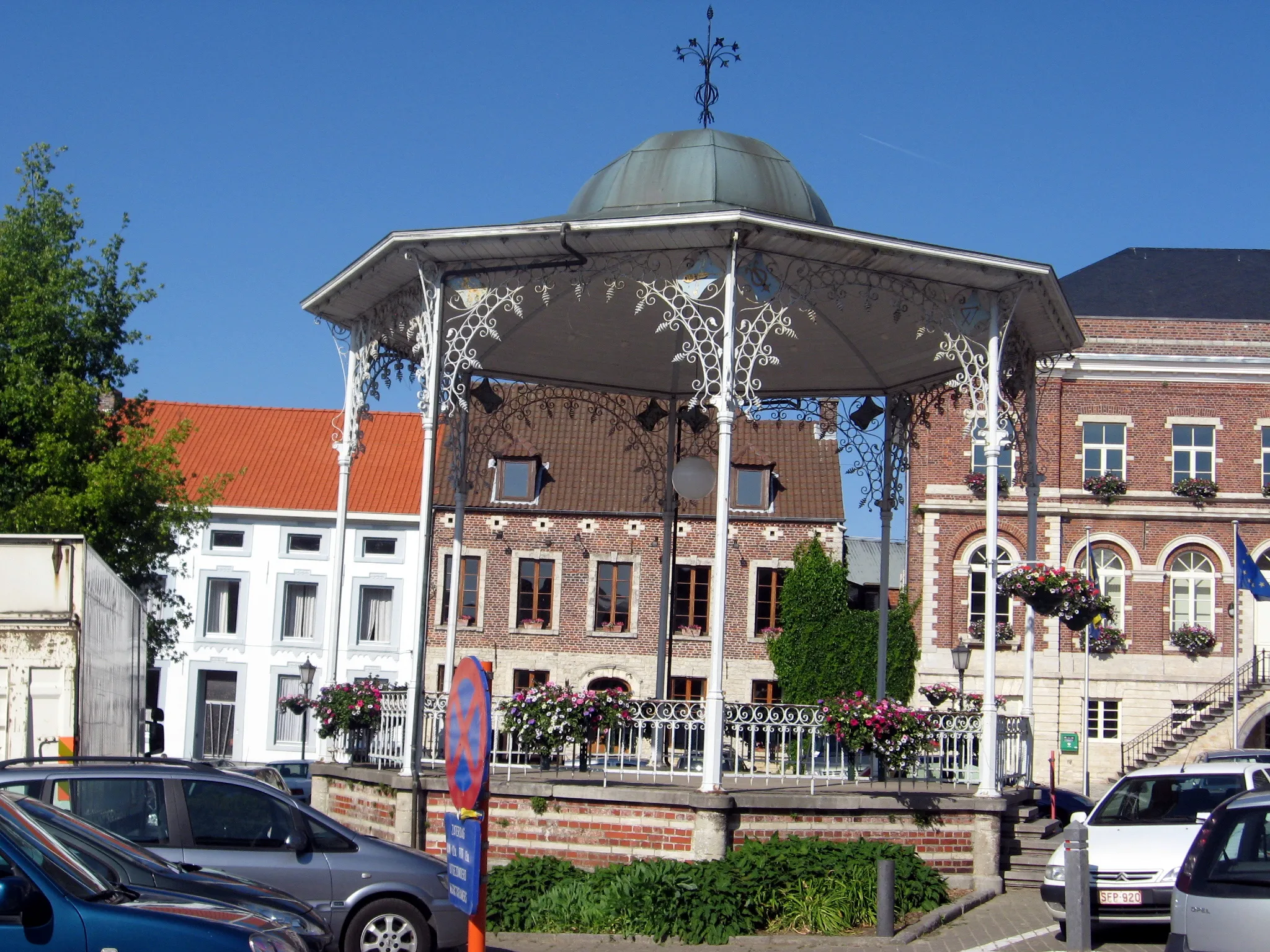 Photo showing: Muziekkiosk in Hoegaarden