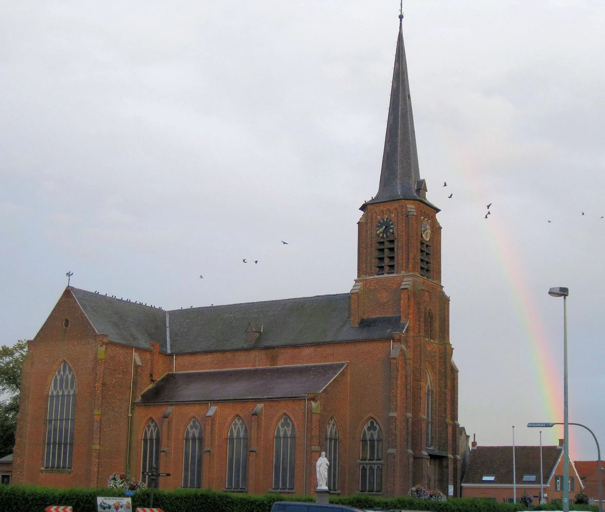 Photo showing: Church St. Jan in de Olie, Vremde, Belgium