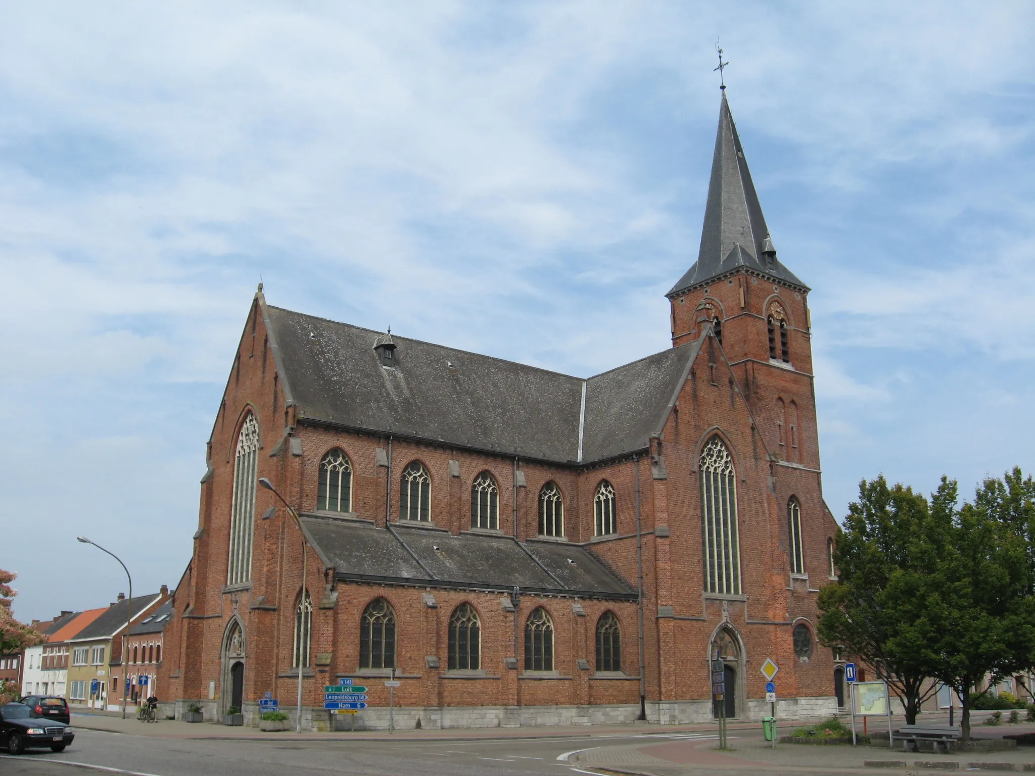 Photo showing: Church of Saint Nicolas in Meerlaar, Vorst, Laakdal, Antwerp, Belgium