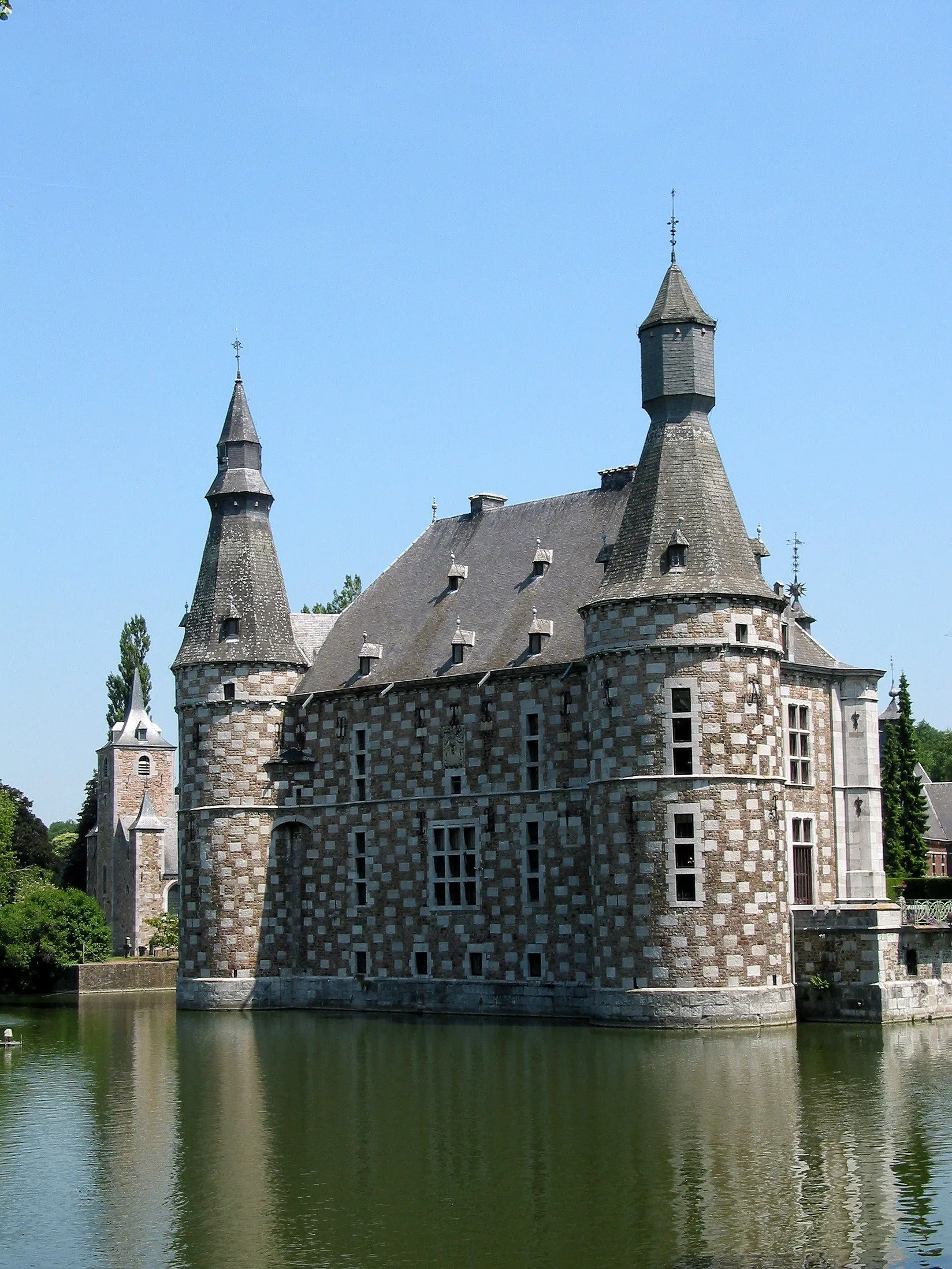 Photo showing: Jehay (Belgium), the castle (XVI-XVIIth centuries).