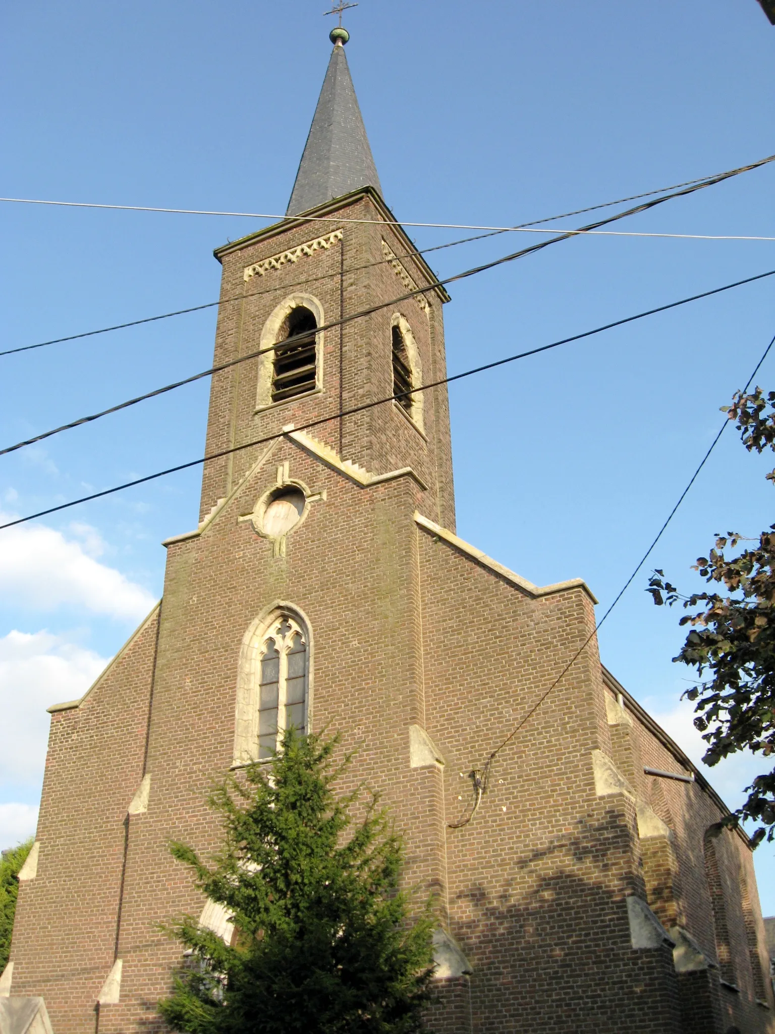 Photo showing: Church of Saint John the Baptiser in Herstappe, Limburg, Belgium