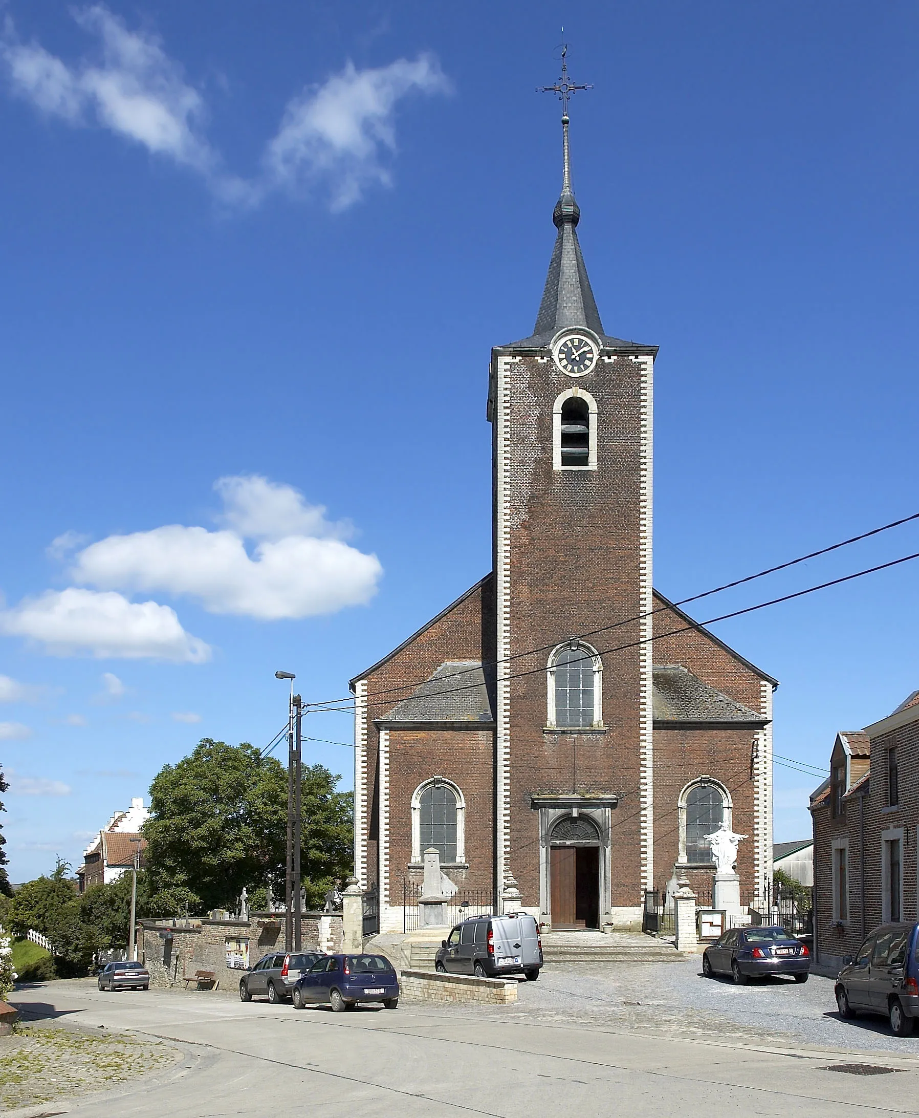 Photo showing: Notre-Dame de l'Assomption church in Bossut-Gottechain, Belgium