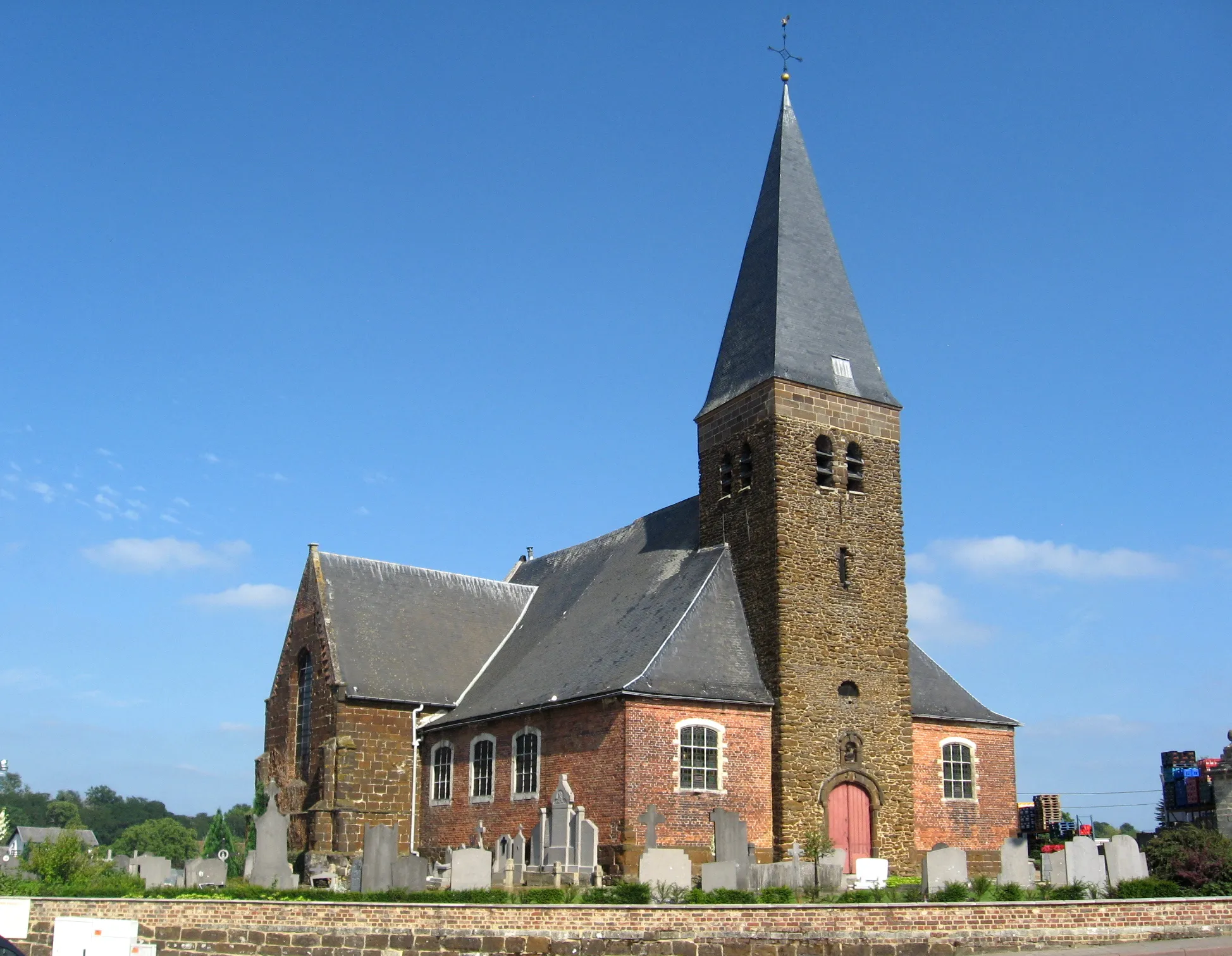 Photo showing: Sint-Catharinakerk in Kortrijk-Dutsel