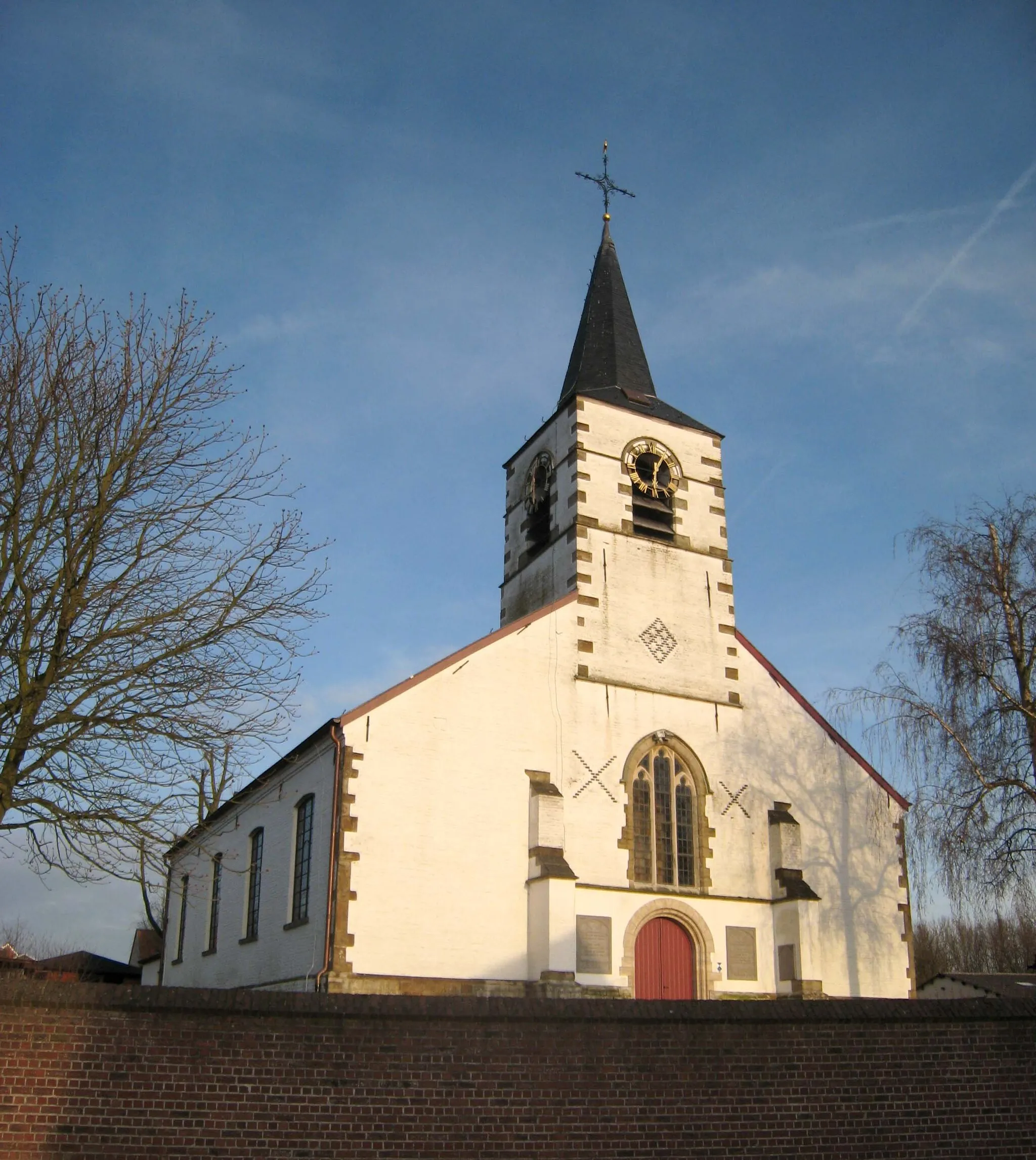 Photo showing: Church in Nederhasselt, Ninove, Belgium