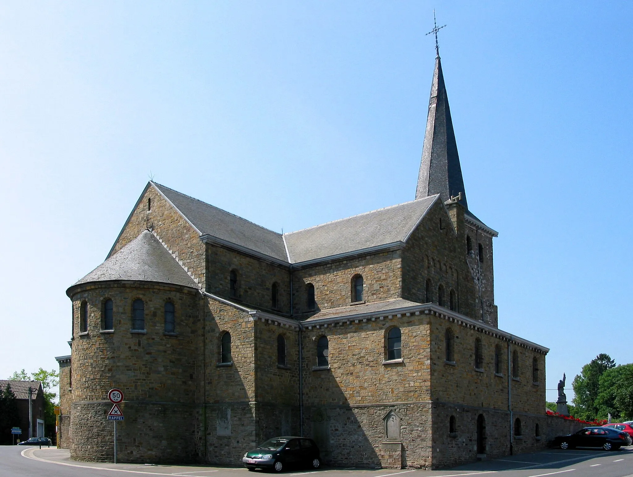 Photo showing: Verlaine (Belgium), the Saint Remigius' church.