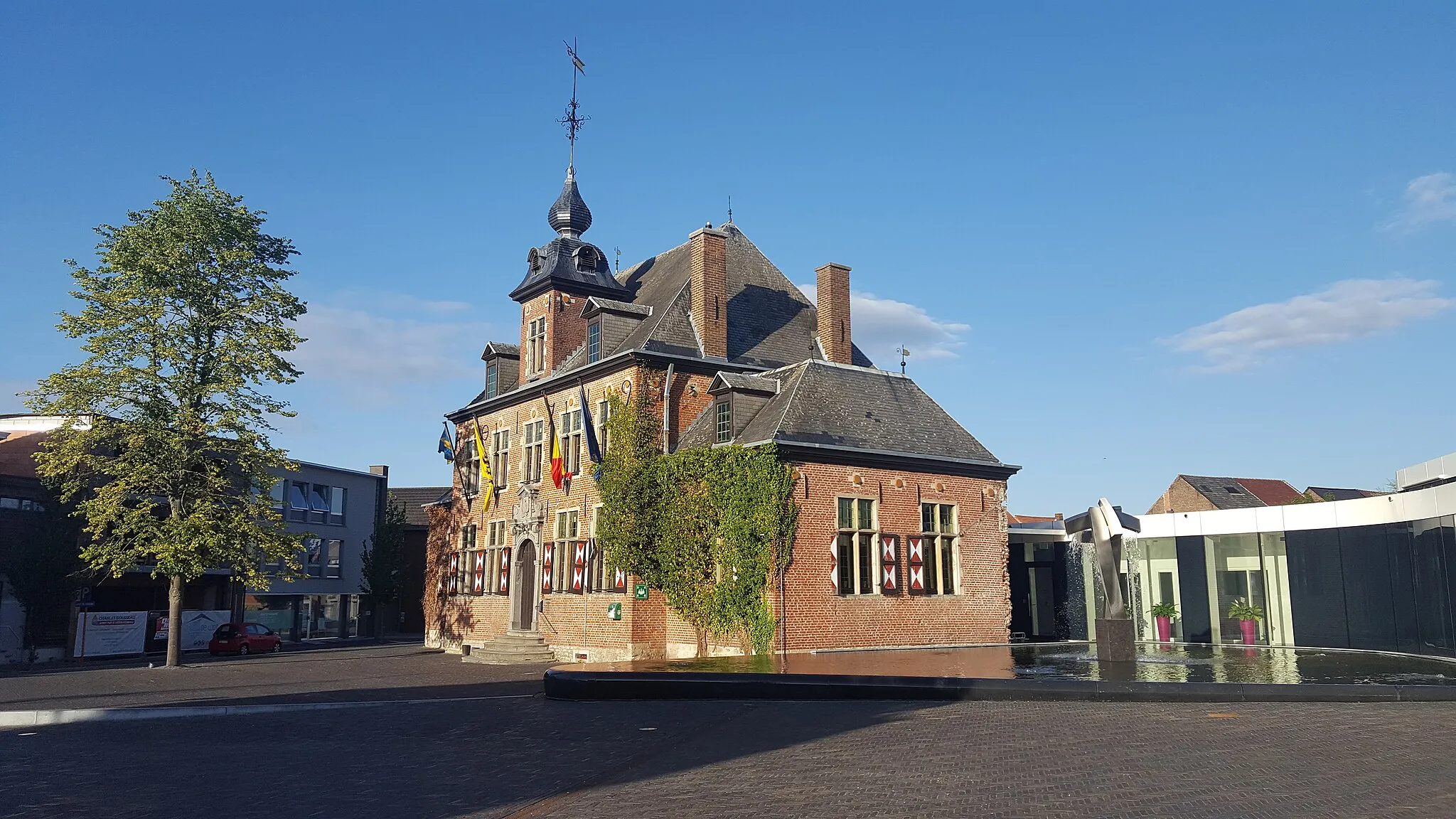 Photo showing: Kasteel De Mot (oude gemeentehuis), Ternat, België