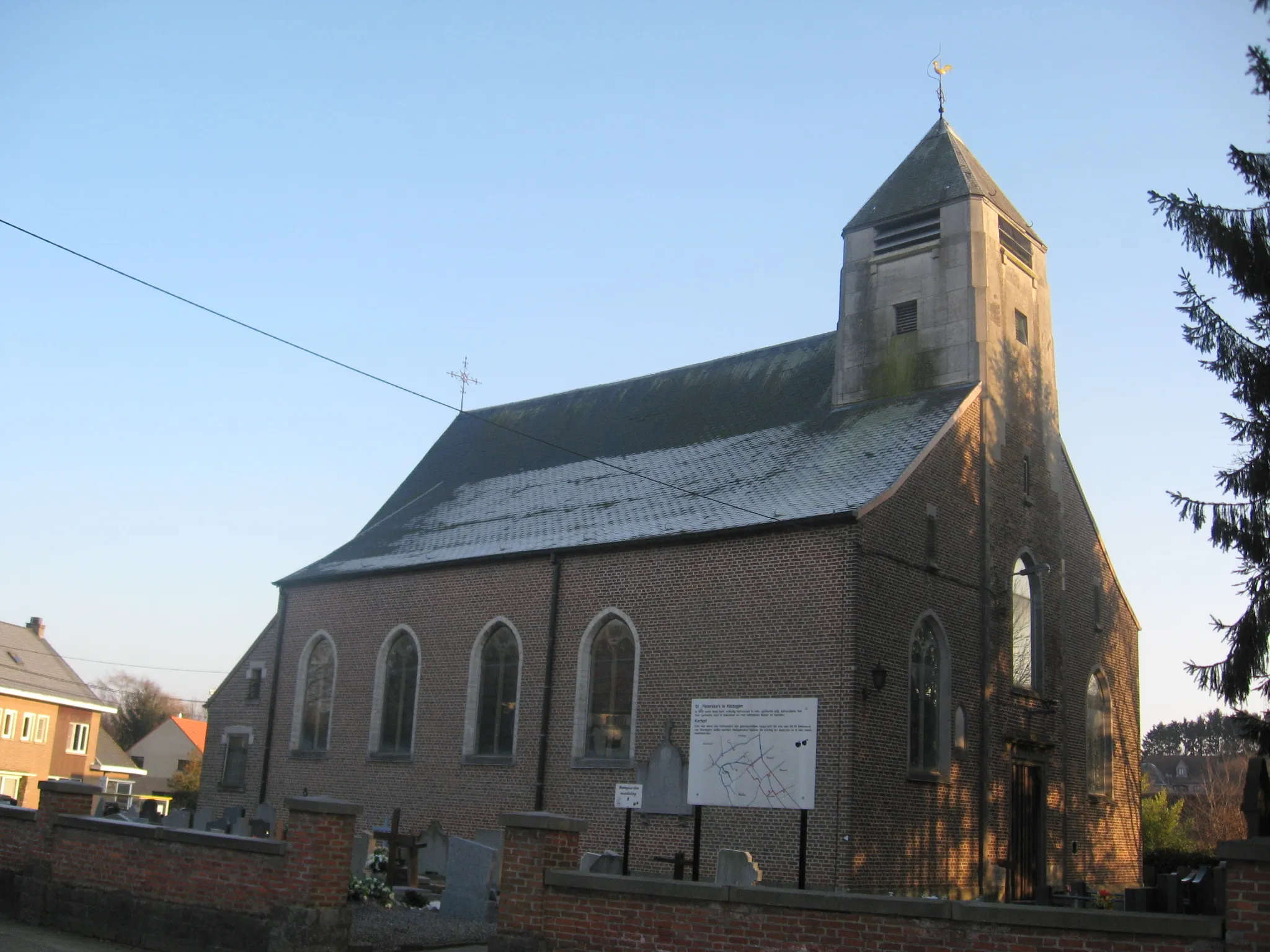 Photo showing: Church of Saint Peter in Kiezegem, Meensel-Kiezegem, Tielt-Winge, Flemish Brabant, Belgium