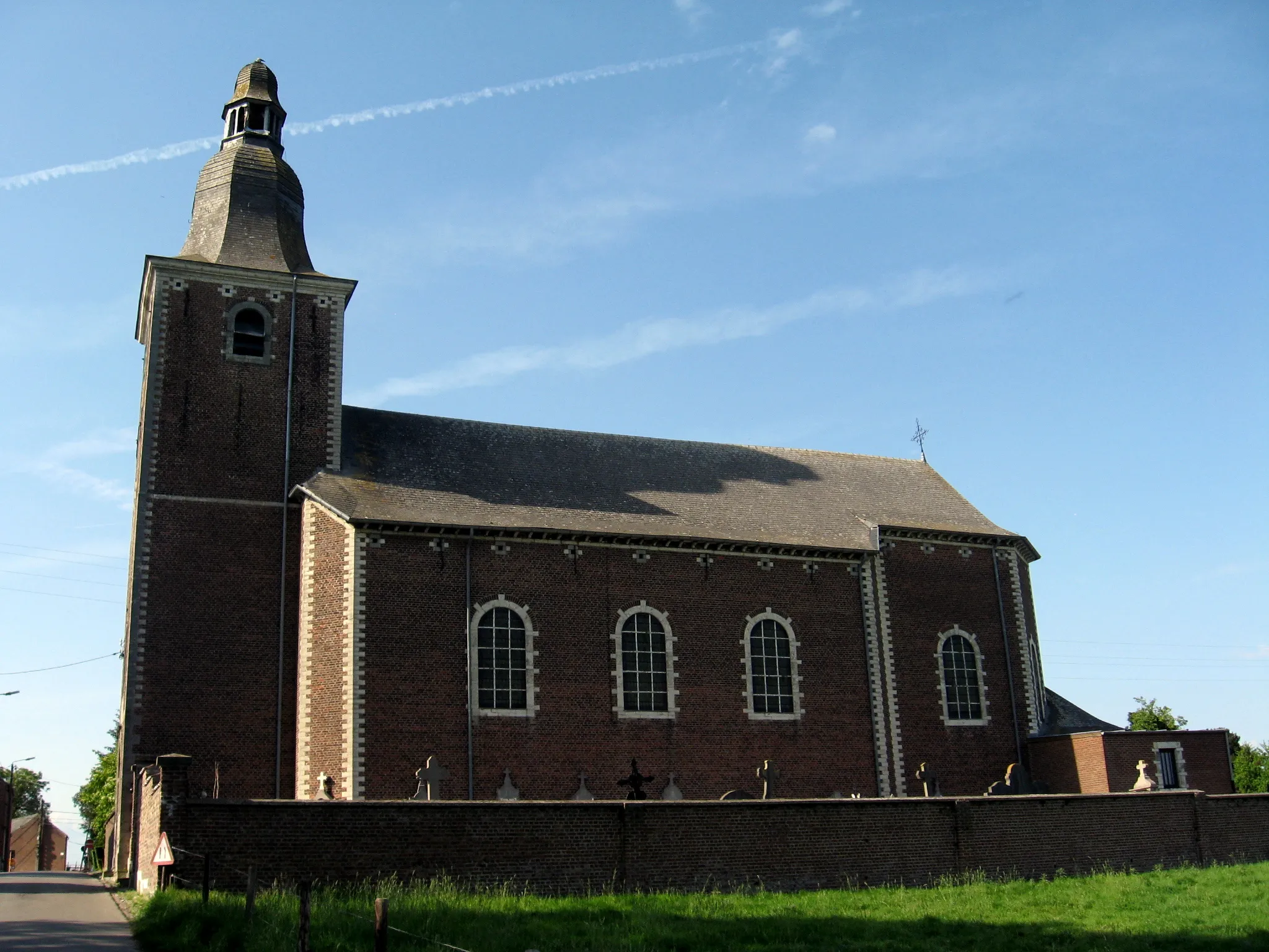 Photo showing: Sint-Jan Baptistkerk in Huppaye