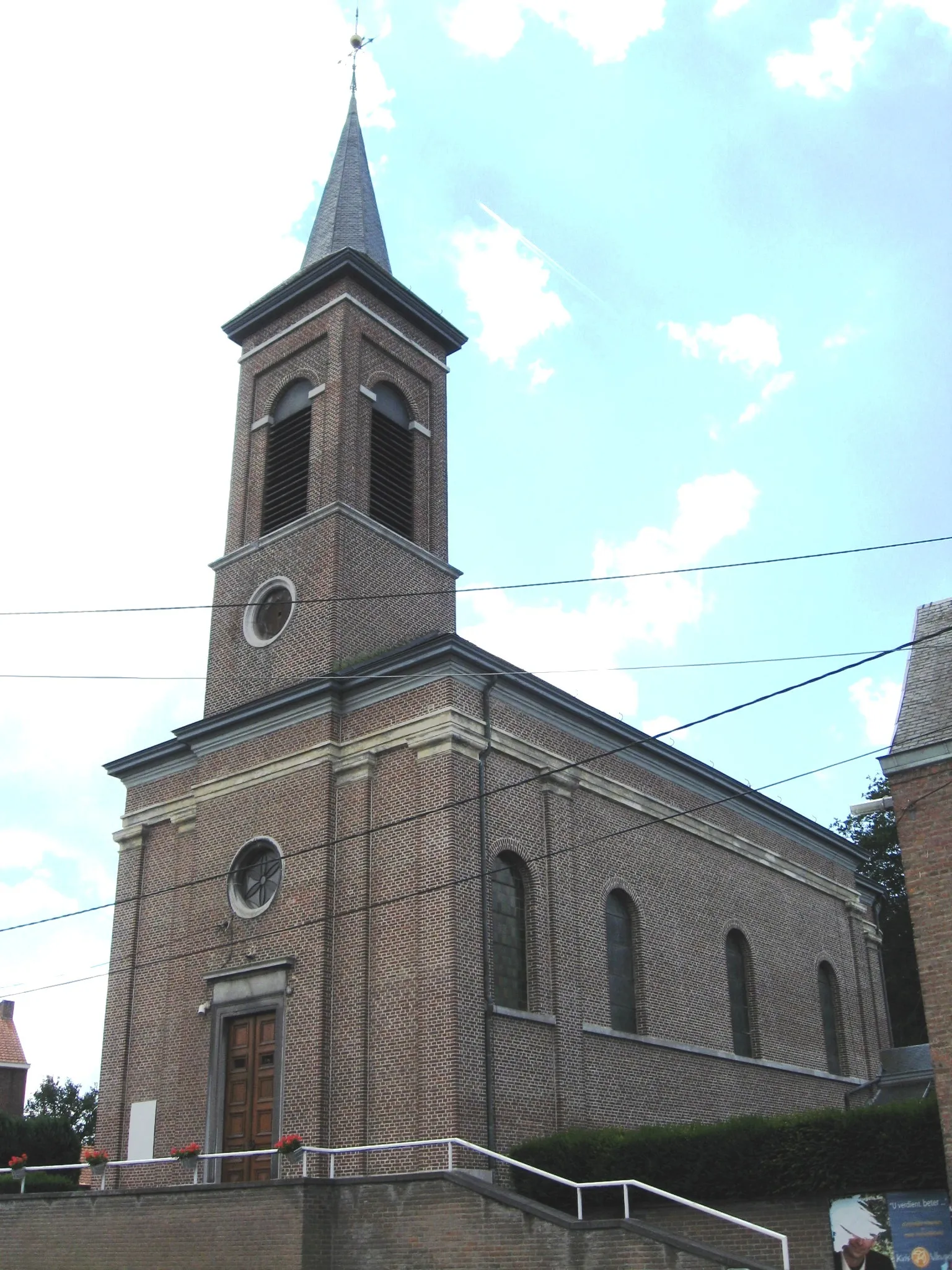 Photo showing: Church of Saint Alphons in Bommershoven, Borgloon, Limburg, Belgium