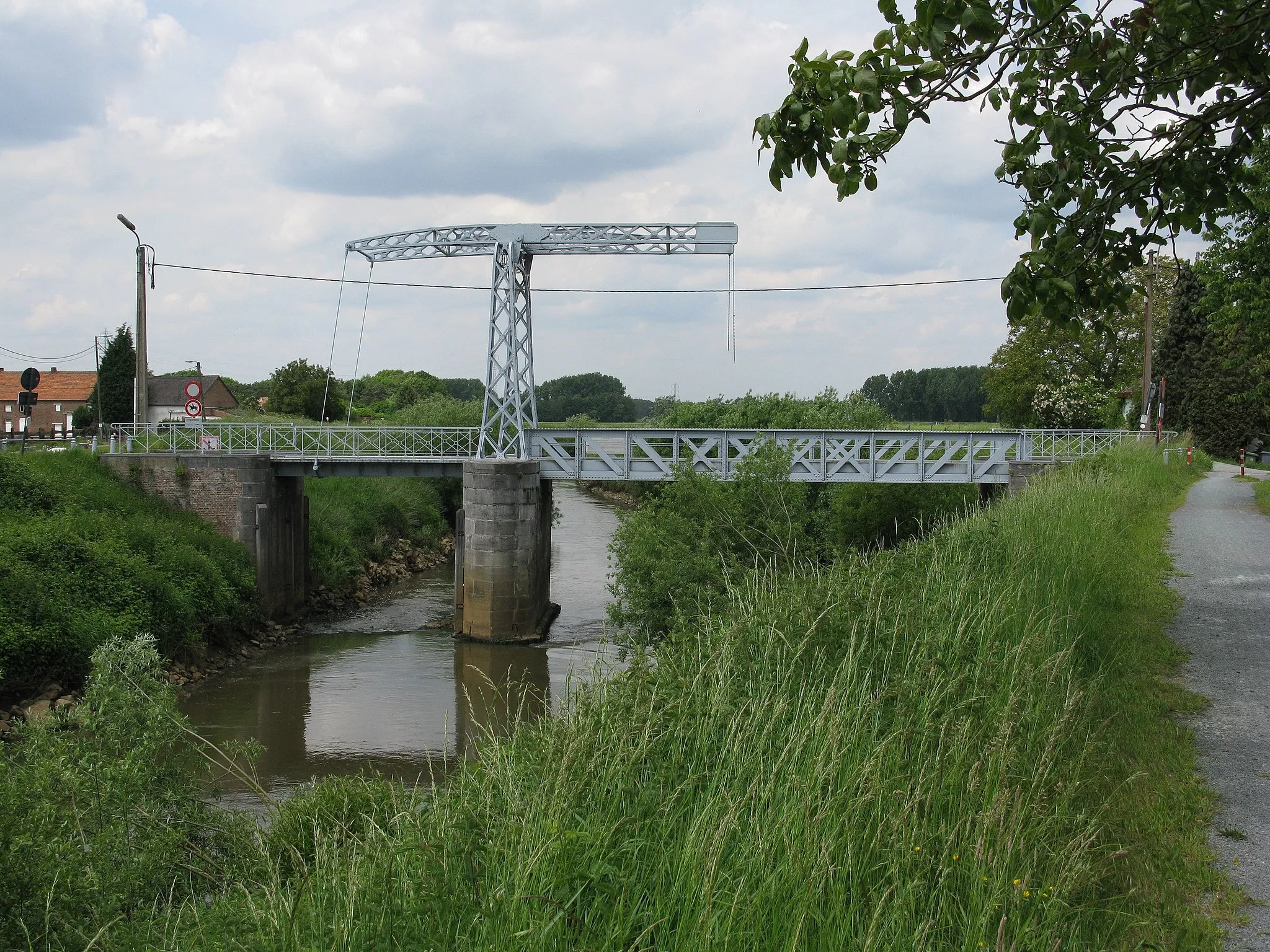 Photo showing: Oude Hansbrug over de Dijle in Keerbergen-Haacht