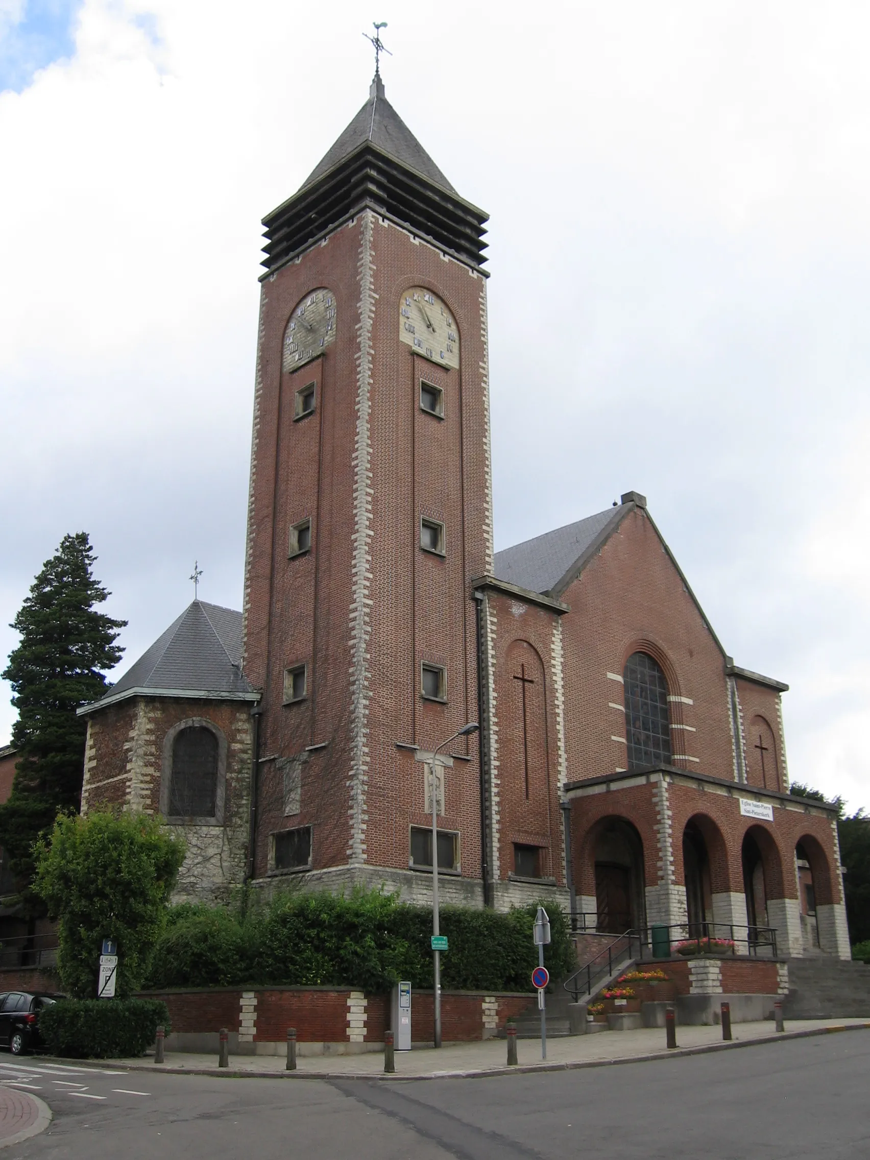 Photo showing: The Saint-Pierre church at Woluwe-Saint-Pierre (Brussels).