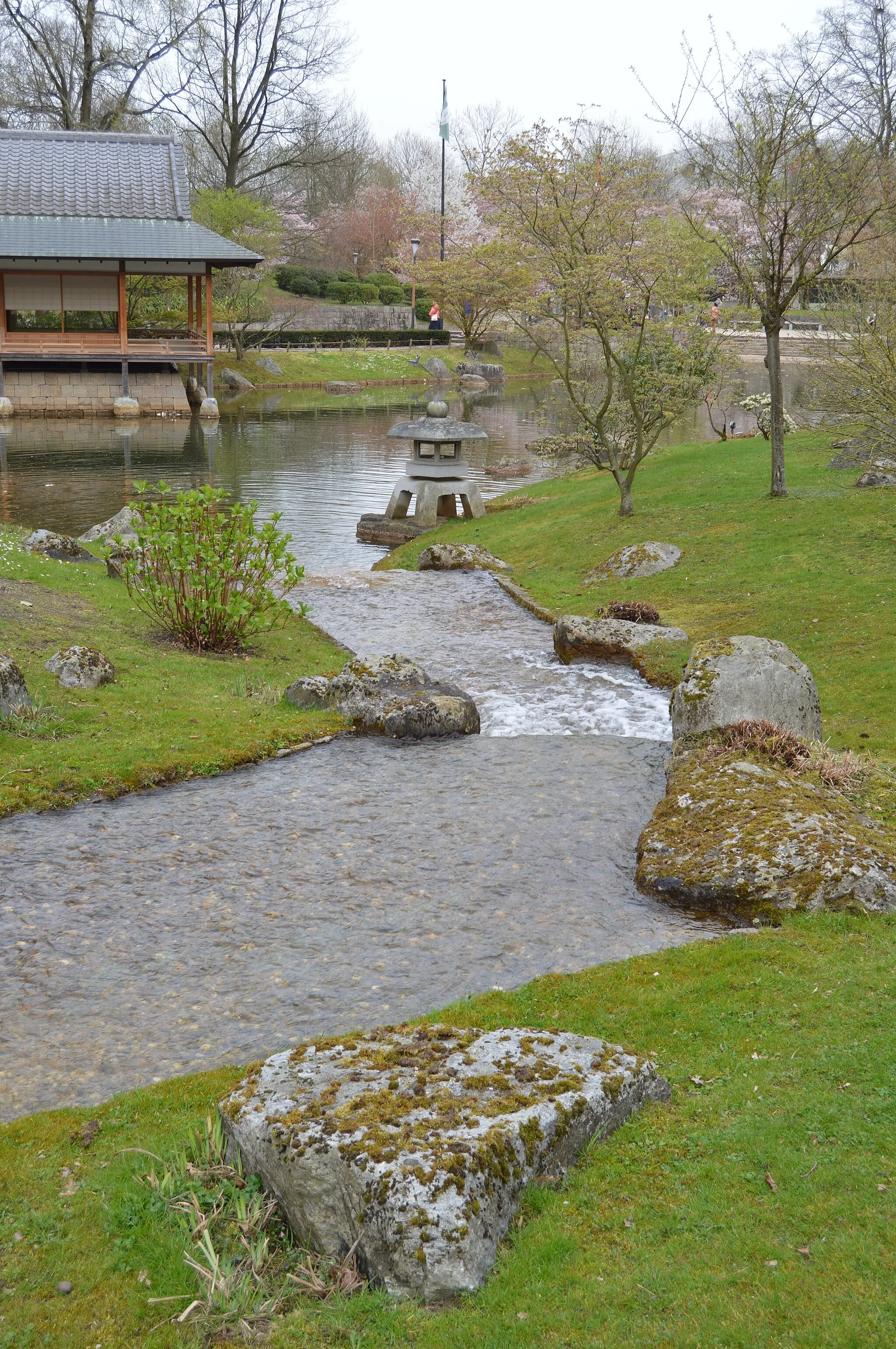 Photo showing: The japanese garden of Hasselt.