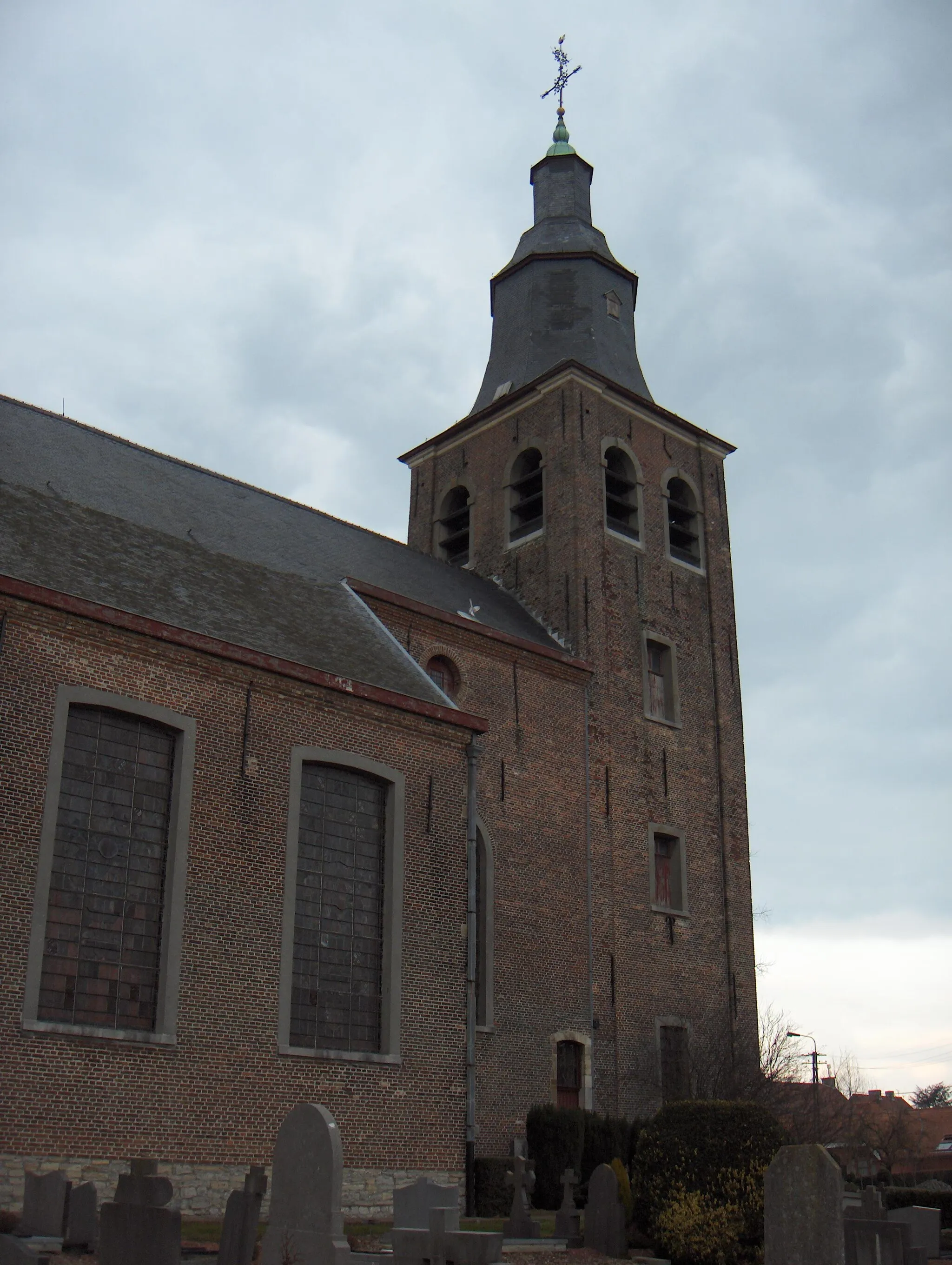 Photo showing: Church of Saint Malo in Wannegem-Lede. Wannegem-Lede, Kruishoutem, East Flanders, Belgium