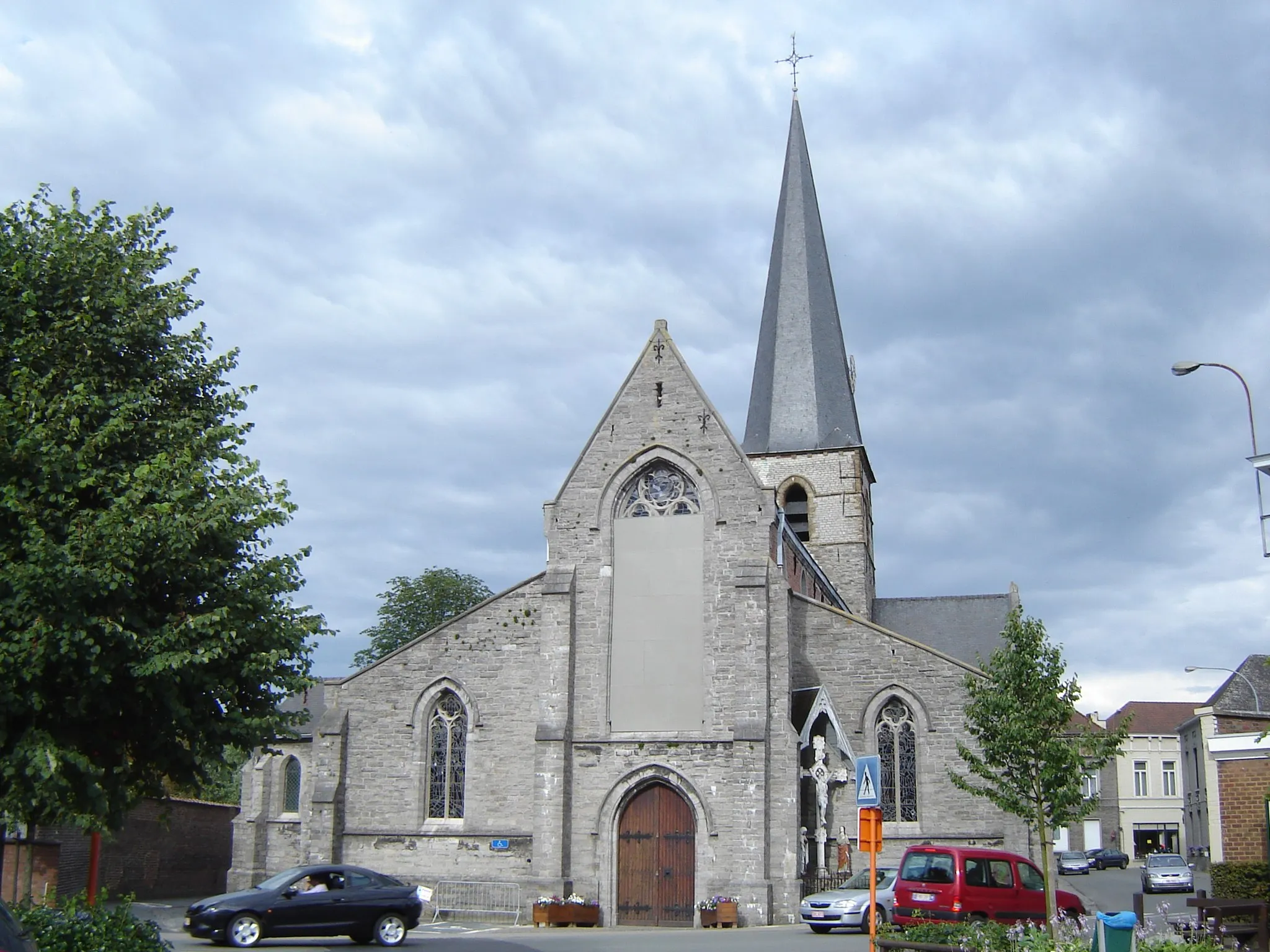 Photo showing: Church of Our Lady of Mount Carmel, in Berchem, Kluisbergen, East Flanders, Belgium.