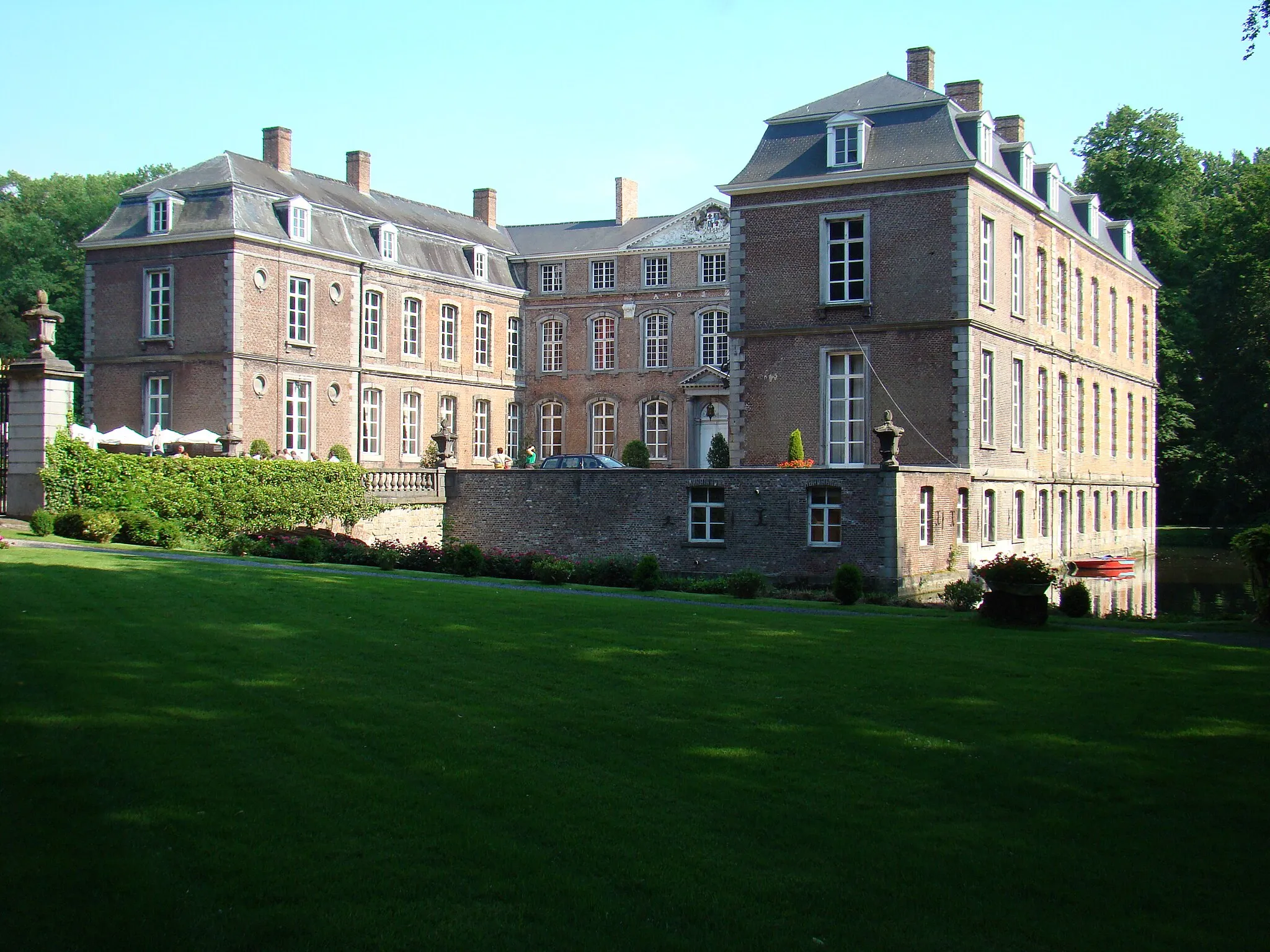 Photo showing: Kasteel naast de markt van Ingelmunster Castle next the market of Ingelmunster, West Flanders, Belgium