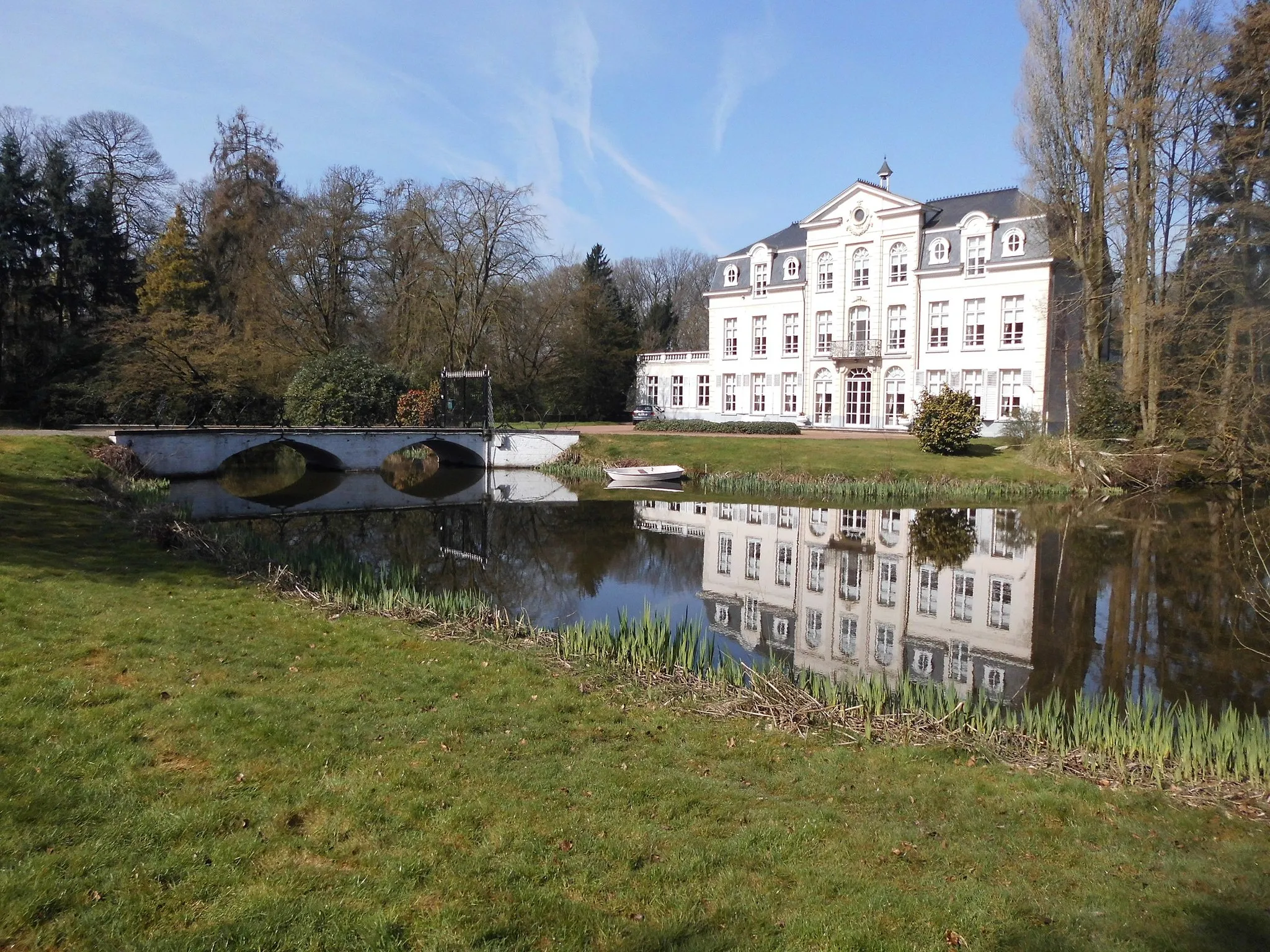 Photo showing: Kasteel de Lanier of kasteel van Pottelsberghe - Maria-Aaltersteenweg - Sint-Joris - Beernem - West-Vlaanderen - België