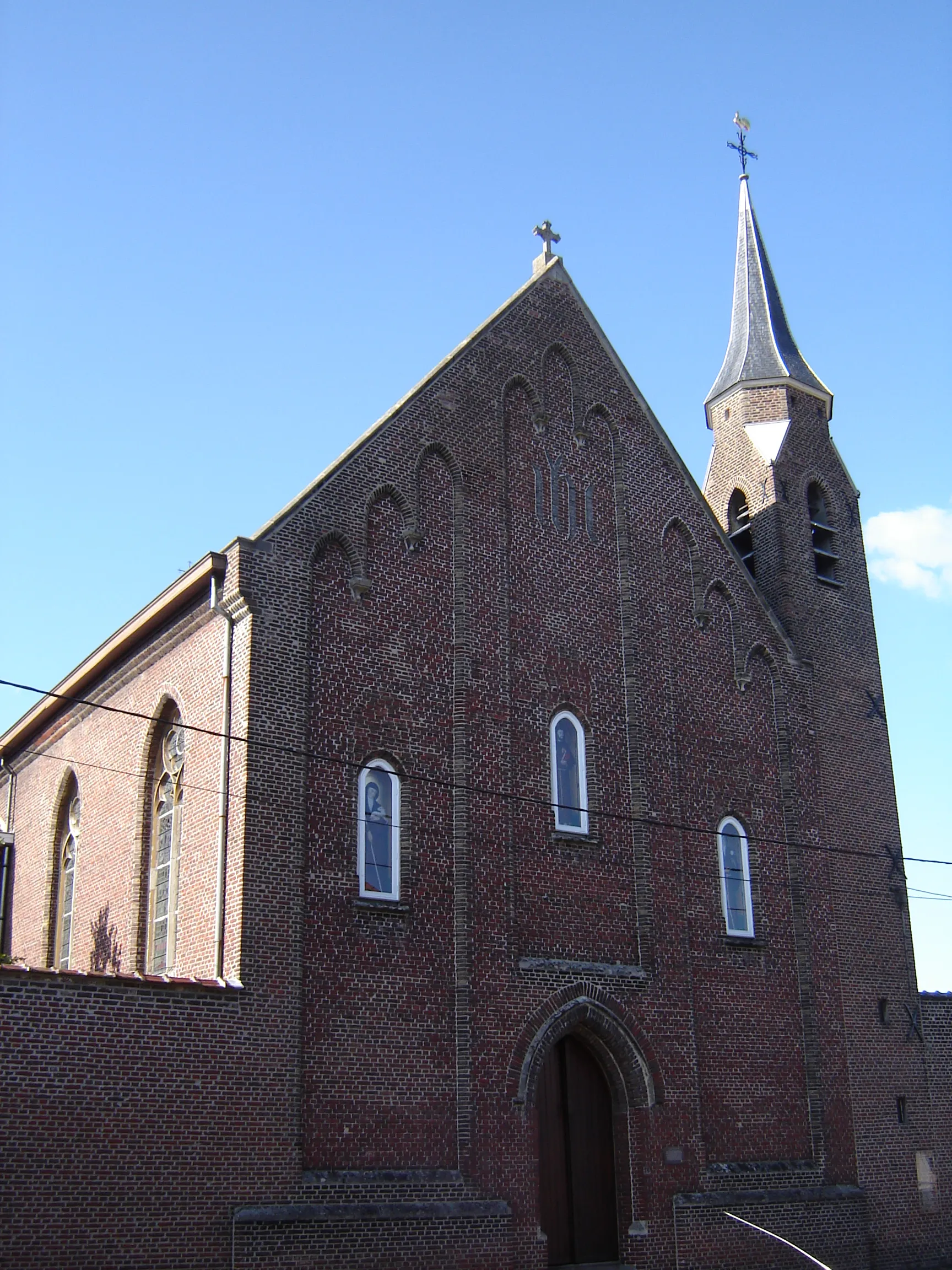 Photo showing: Church of the convent "Our Lady of the Angels" of the Poor Clares in Roeselare, West Flanders, Belgium