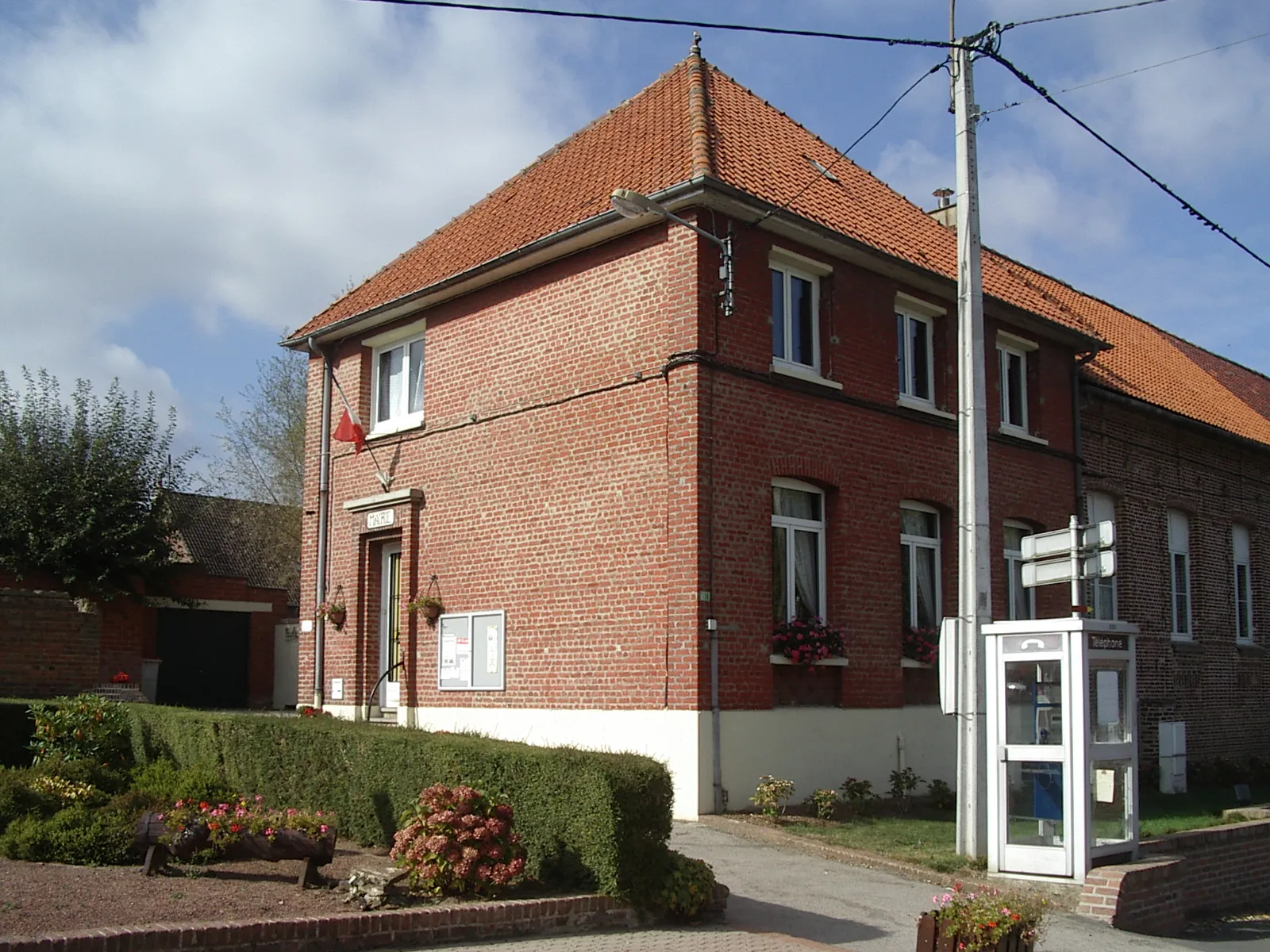 Photo showing: Ancienne mairie de Berthen (59, Nord)