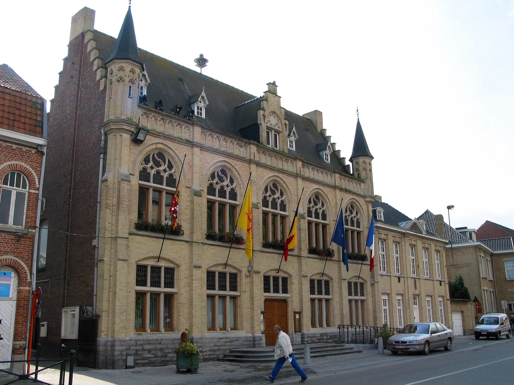 Photo showing: Comines (Belgium) the town hall.