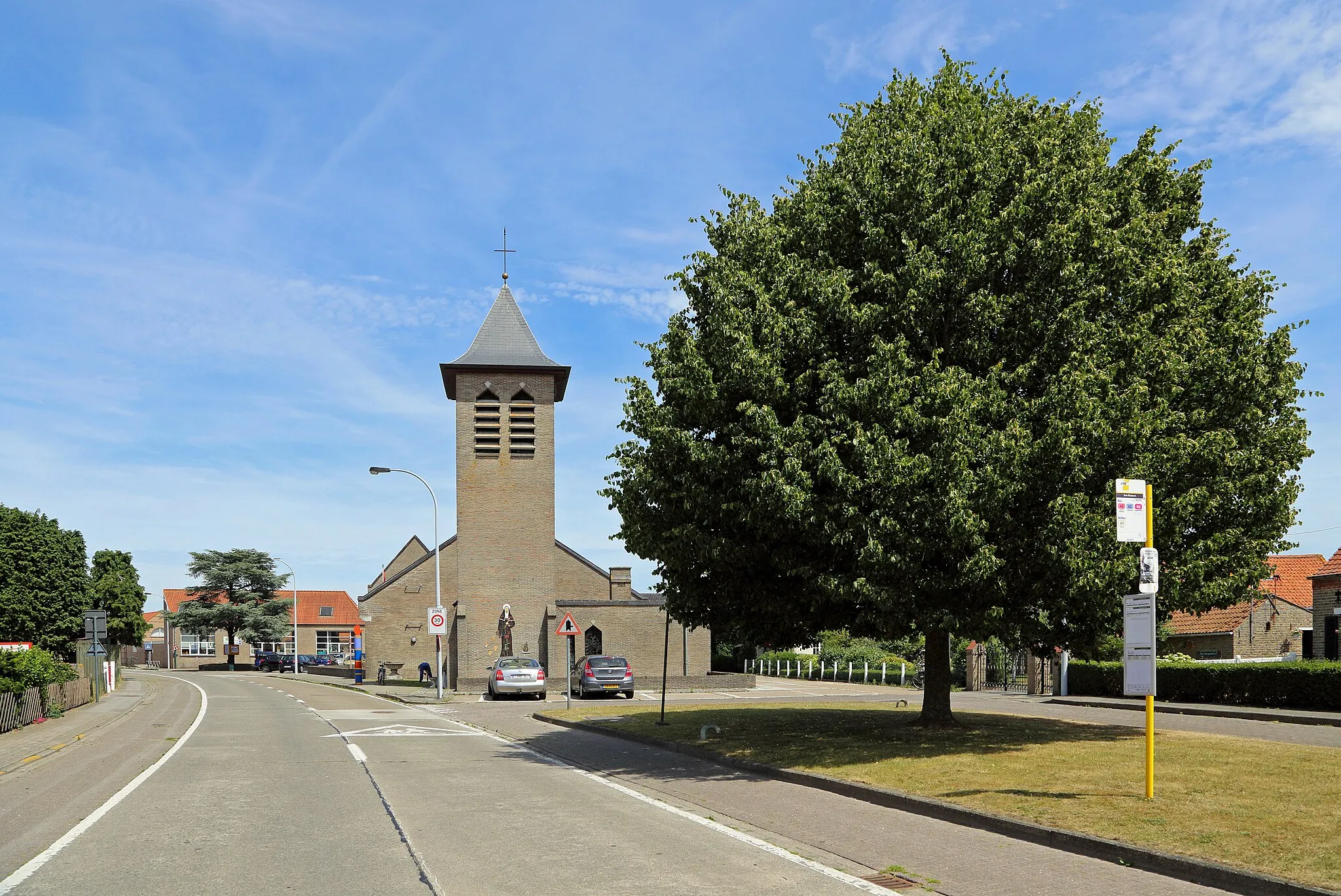 Photo showing: Moerkerke (municipality of Damme, province of West Flanders, Belgium): the 'De Hoorn' hamlet