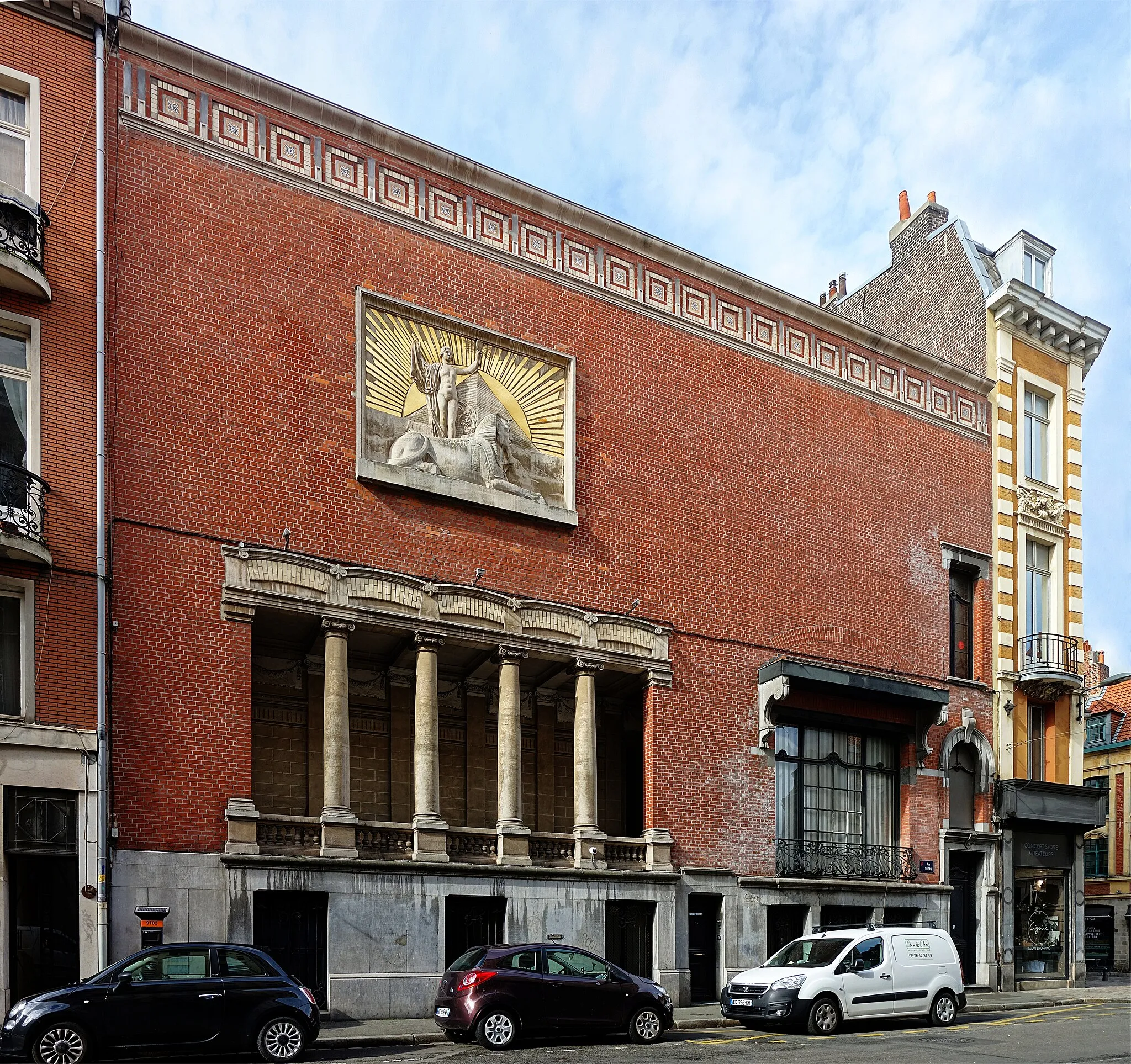 Photo showing: Masonic temple in Lille, rue Thiers.