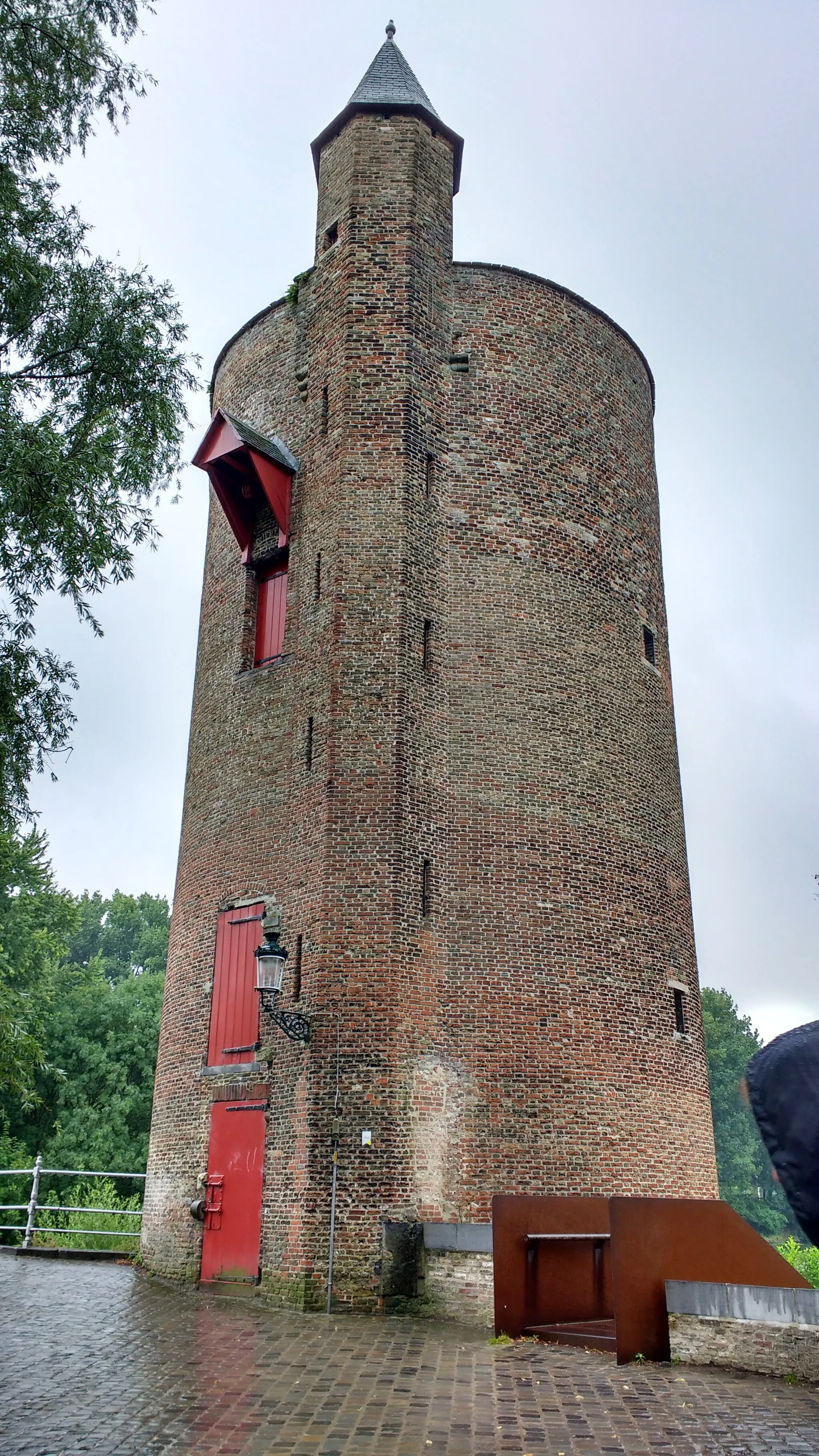 Photo showing: Poertoren (powder tower), in Brugges (Belgium).