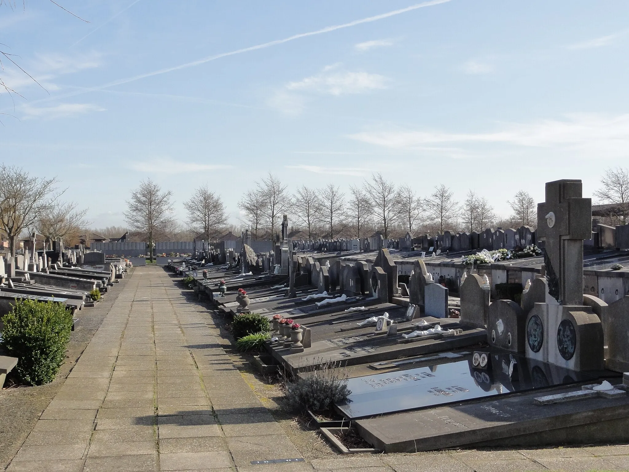 Photo showing: "Begraafplaats Stuiverstraat" cemetery in Oostende. Oostende, West Flanders, Belgium