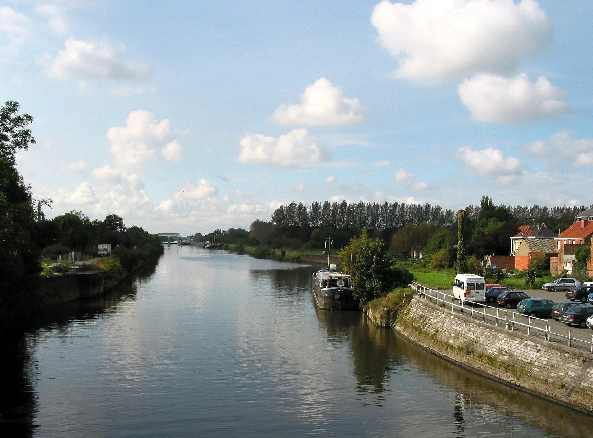 Photo showing: Comines (Belgium) the Lys river