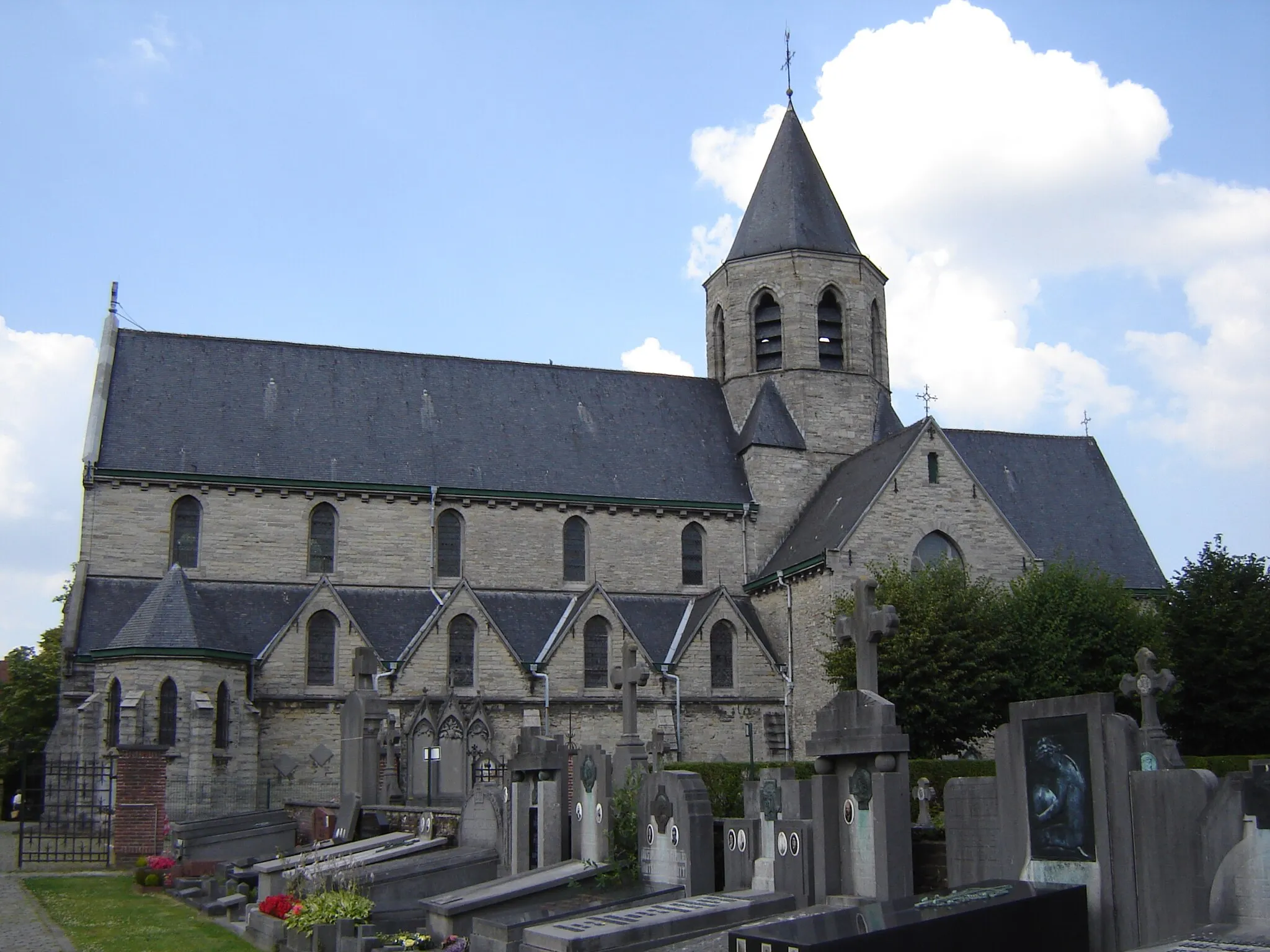 Photo showing: Church of Our Lady in Mariakerke. Mariakerke, Gent, East Flanders, Belgium