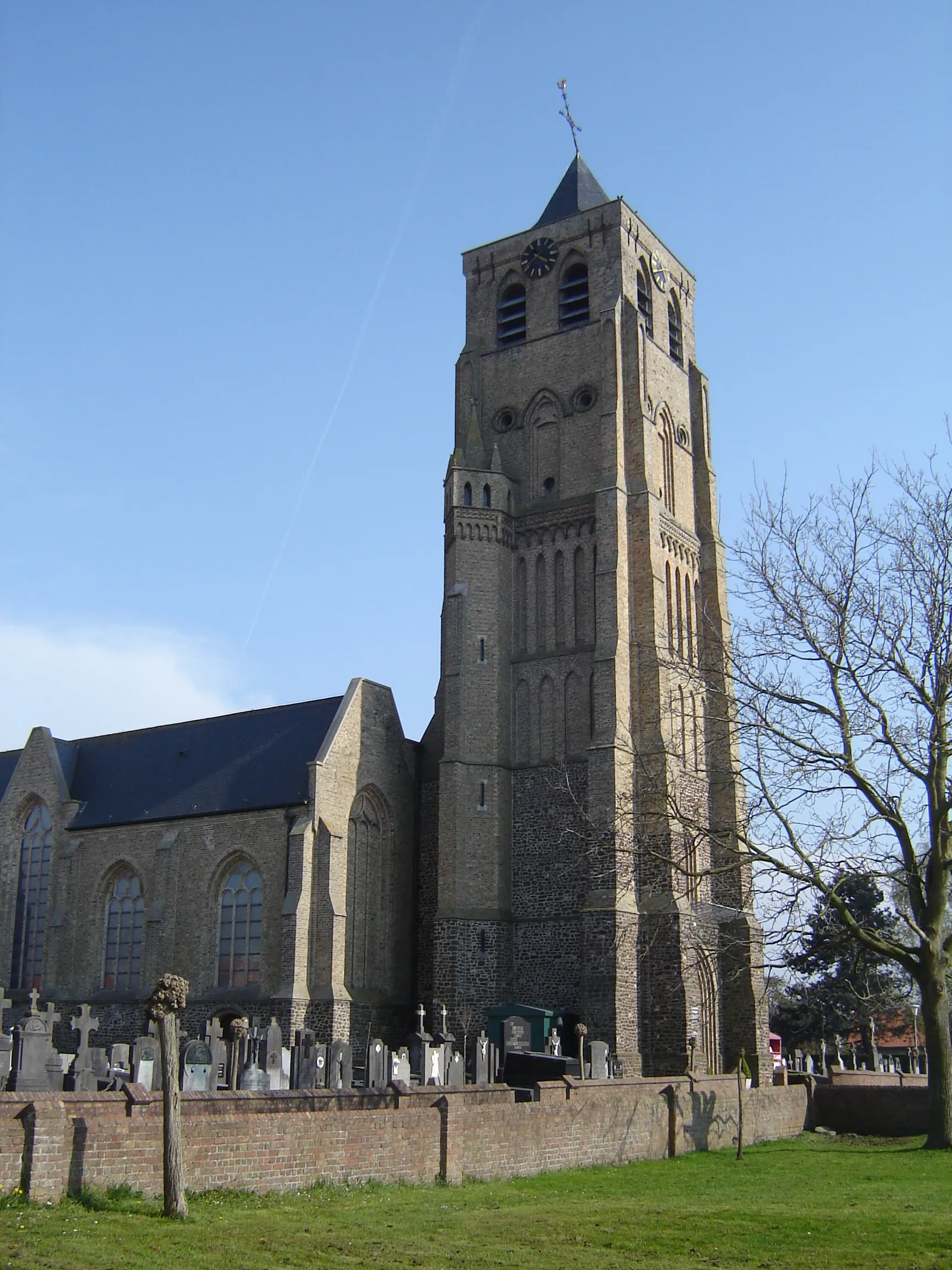 Photo showing: Church of Saint Andrew in Woumen, Diksmuide, West-Flanders, Belgium