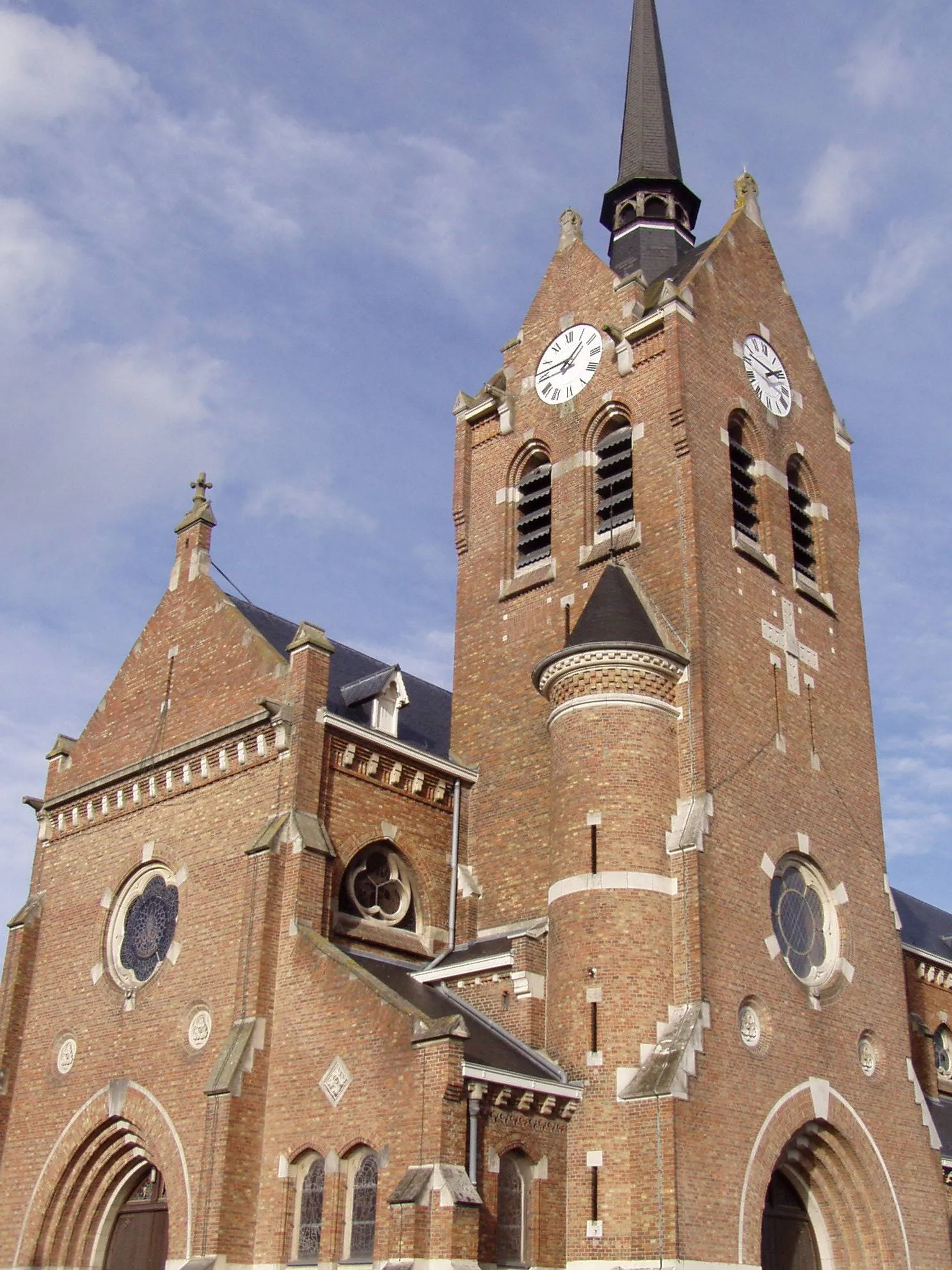 Photo showing: Kerk van Fleurbaix.