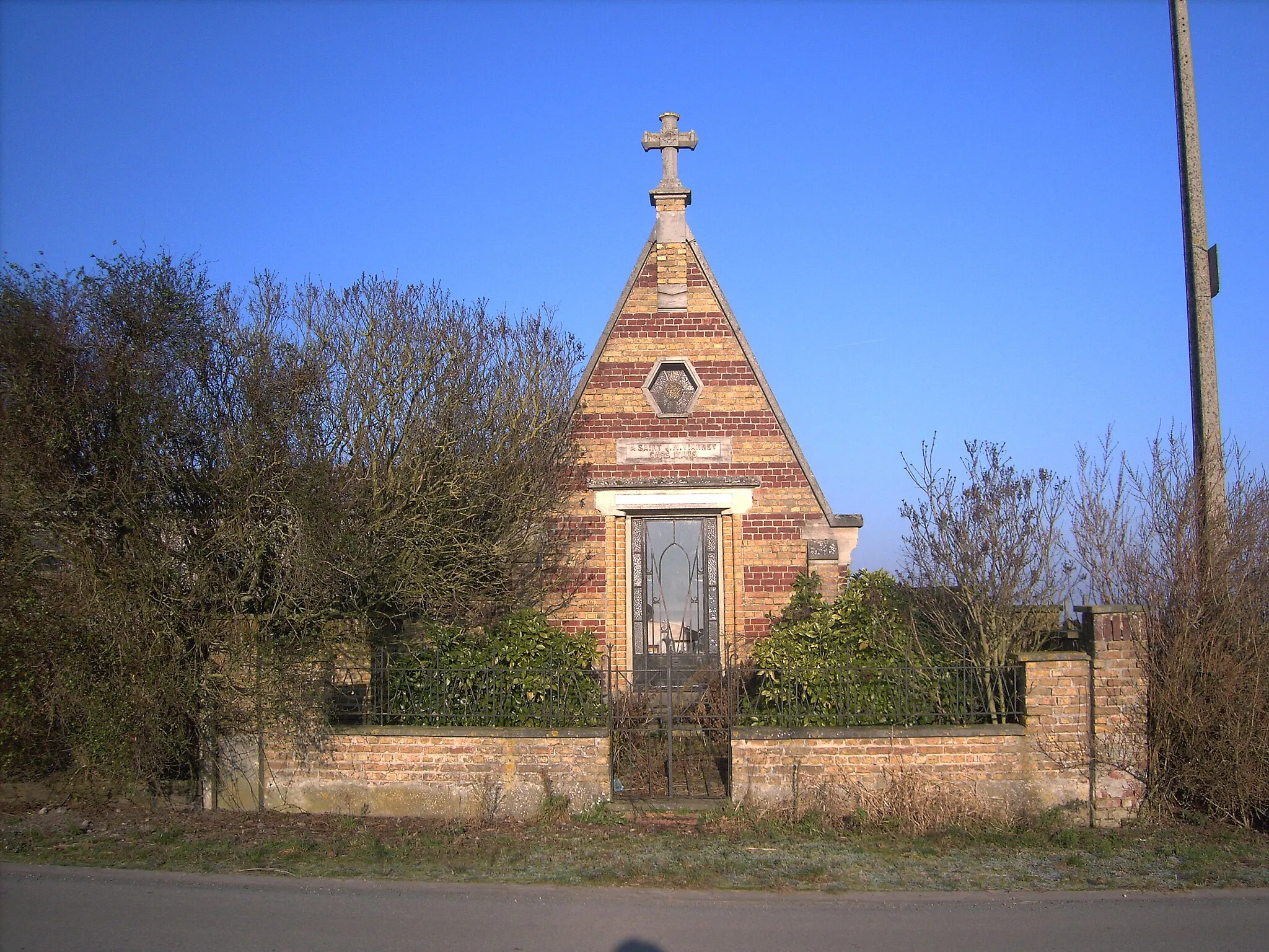Photo showing: chapelle du curé d'Ars Méteren / Strazeele 20-12-08